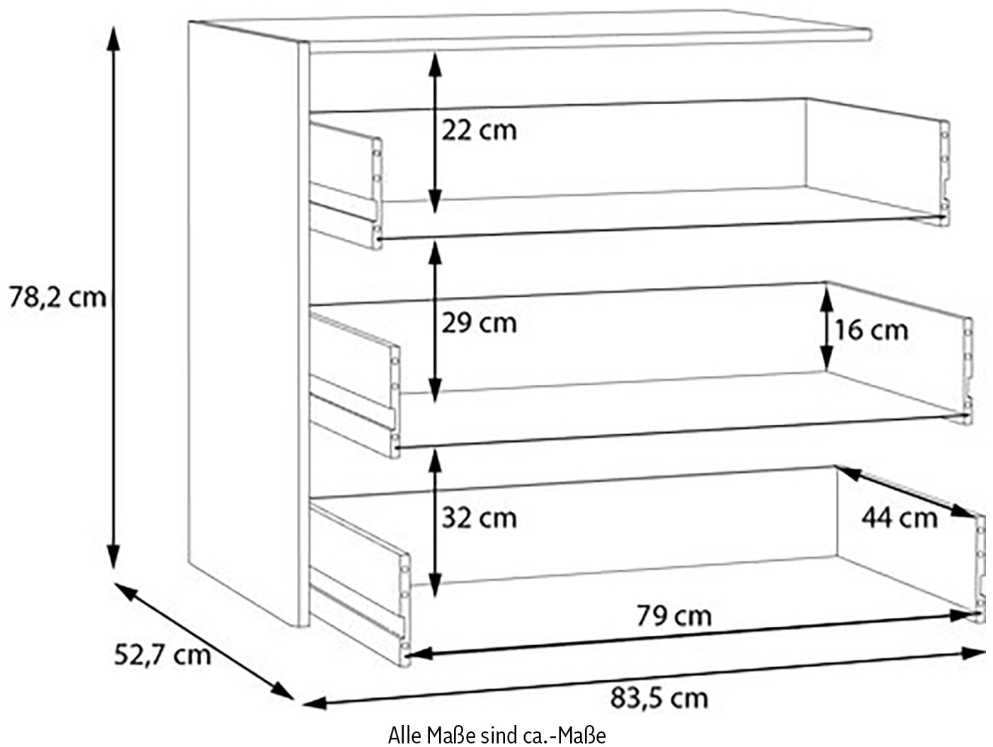 FORTE Inneneinteilung Set,  PEFC Zertifiziert