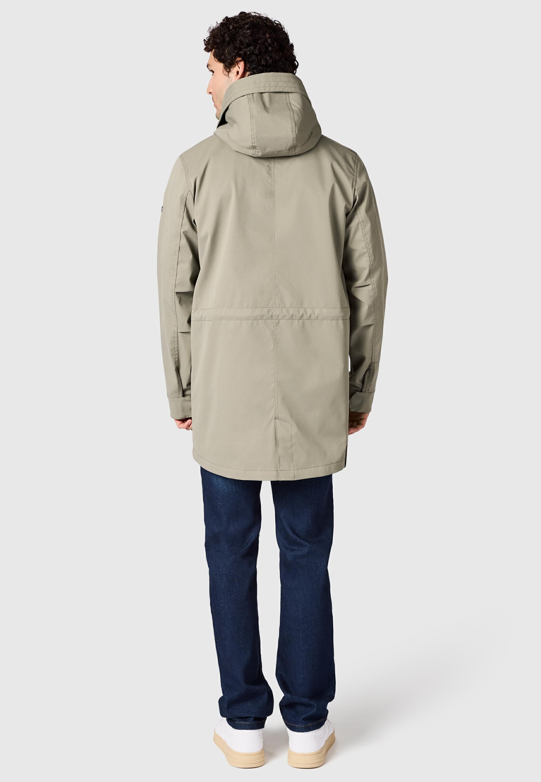 Ragwear Funktionsmantel »Mr Smithem Twill YOUMODO« Funktioneller Übergangsmantel mit Kapuze
