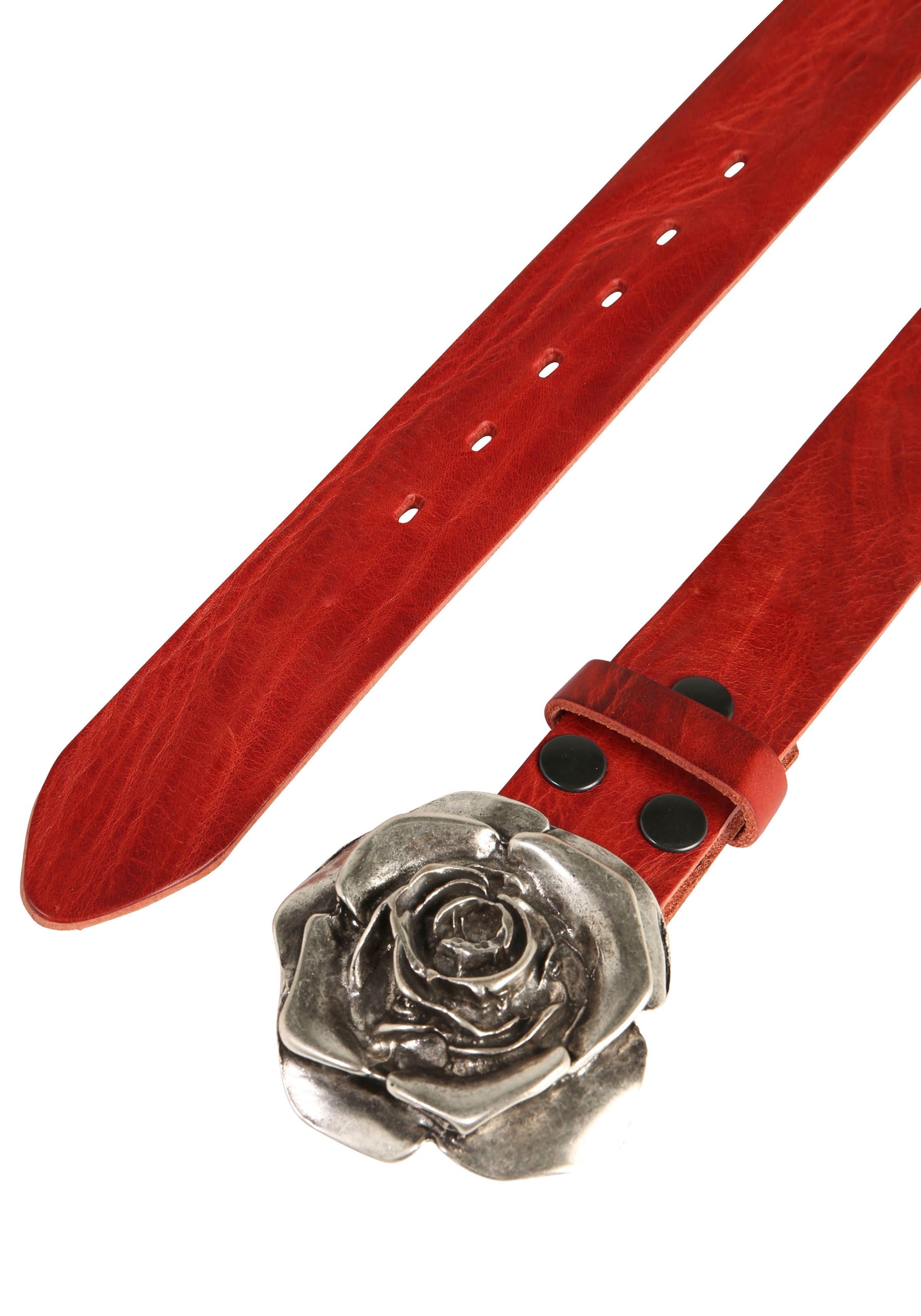 RETTUNGSRING by showroom 019° Ledergürtel, mit austauschbarer Schließe »Rose«
