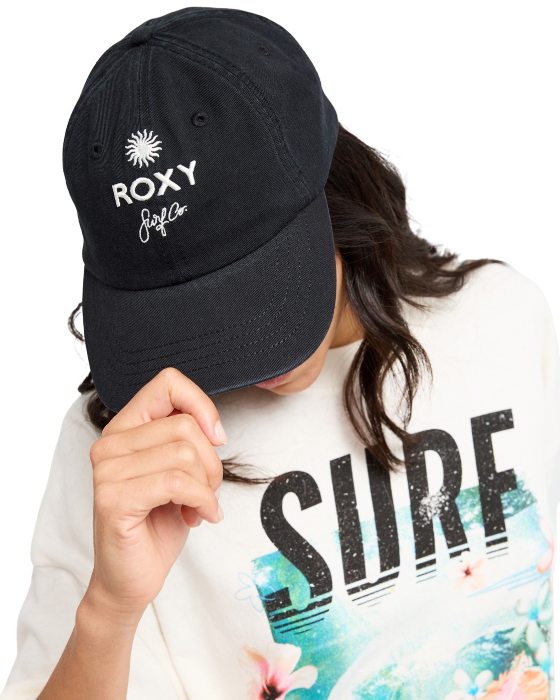 ROXY Damen Baseball Cap "Toadstool", schwarz, Obermaterial: 65% Baumwolle, 35% Baumwolle., Caps