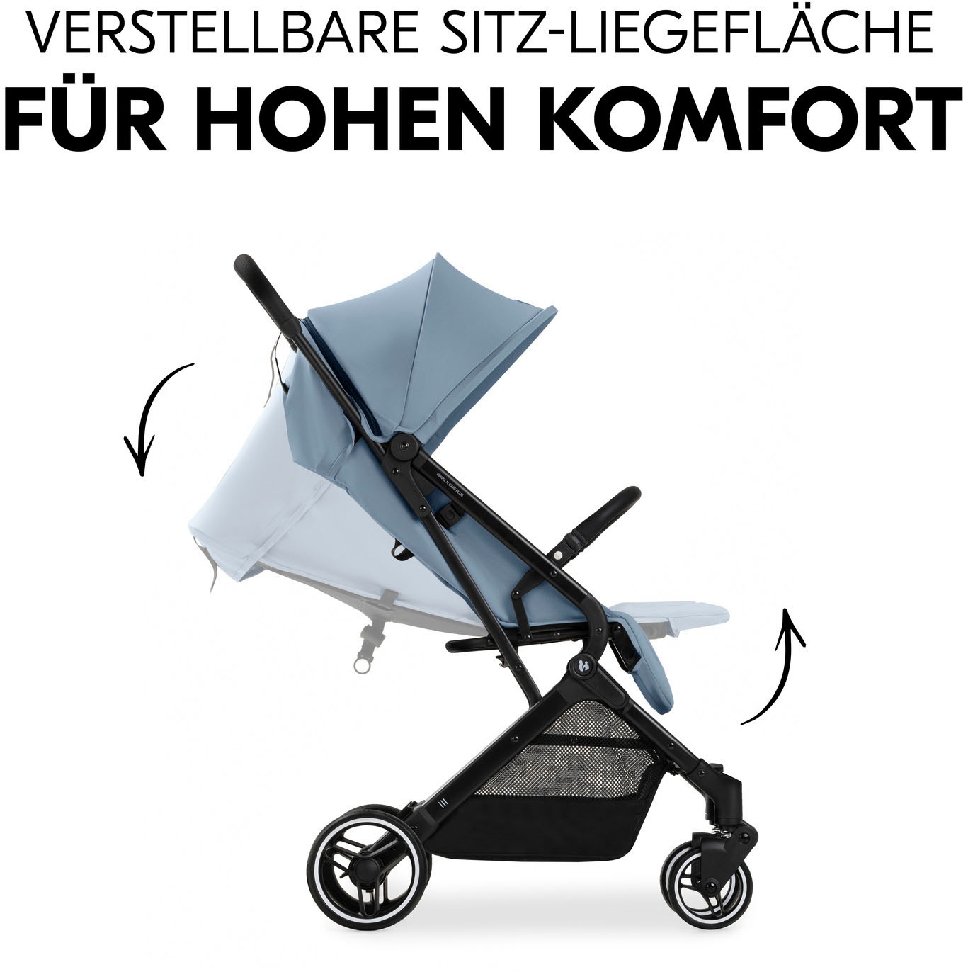 Hauck Kinder-Buggy »Travel N Care Plus, Dusty Blue«, 22 kg