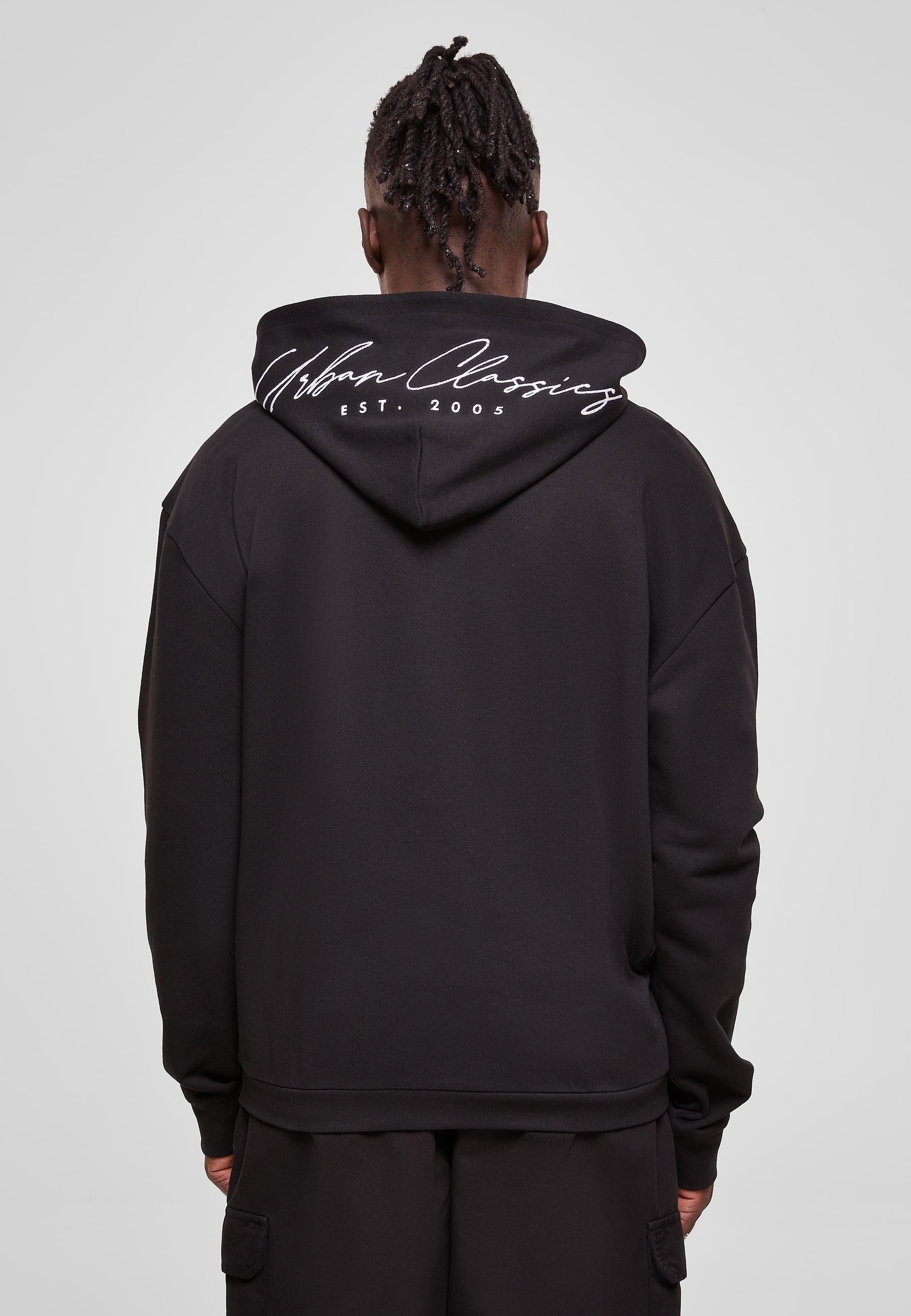 URBAN CLASSICS Kapuzensweatshirt »Urban Classics Herren Hood Embroidery Hoody«, (1 tlg.)
