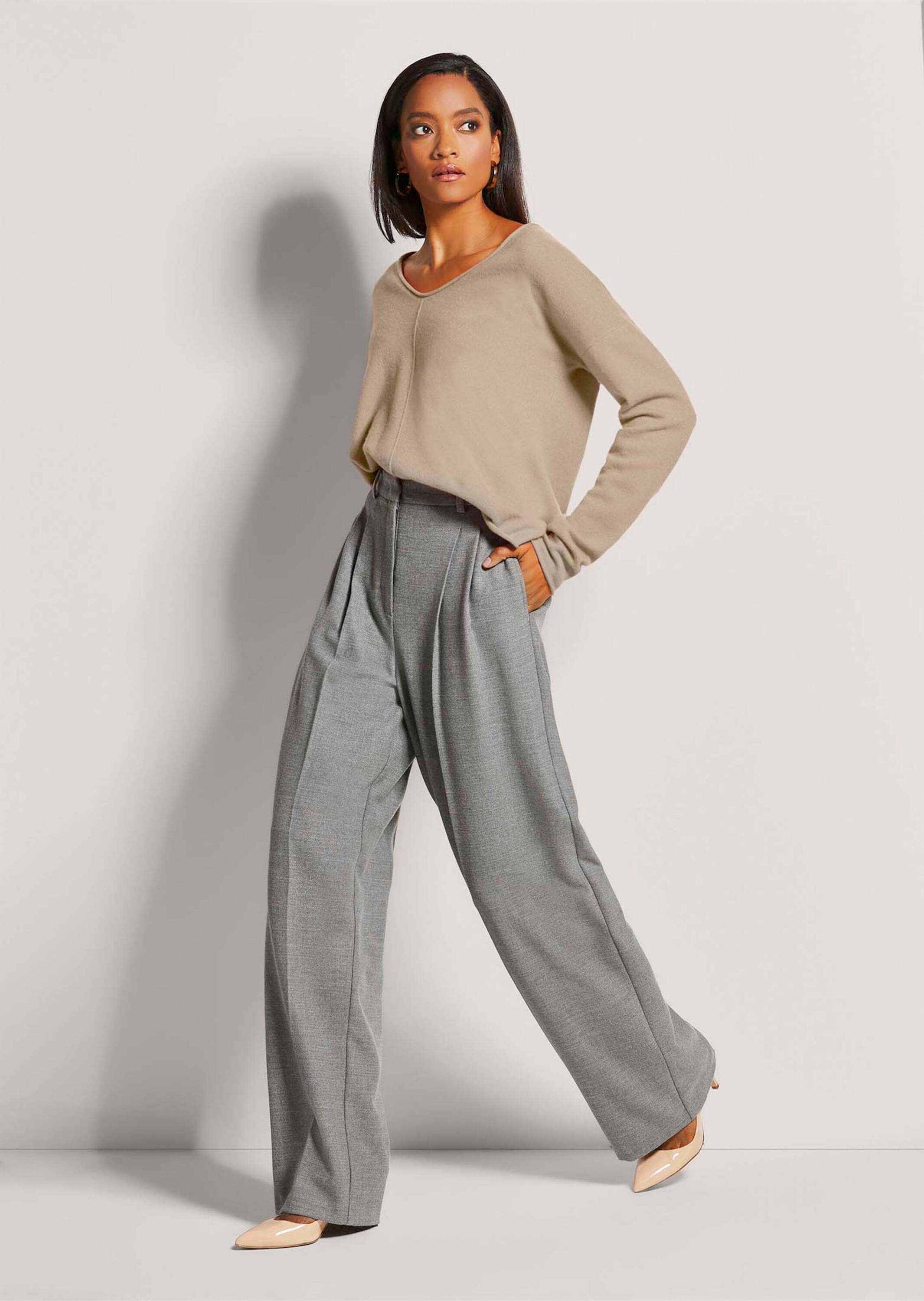 Thumbnail - MADELEINE Bundfaltenhose "Palazzohose Weite Bundfaltenhose mit Formbund"