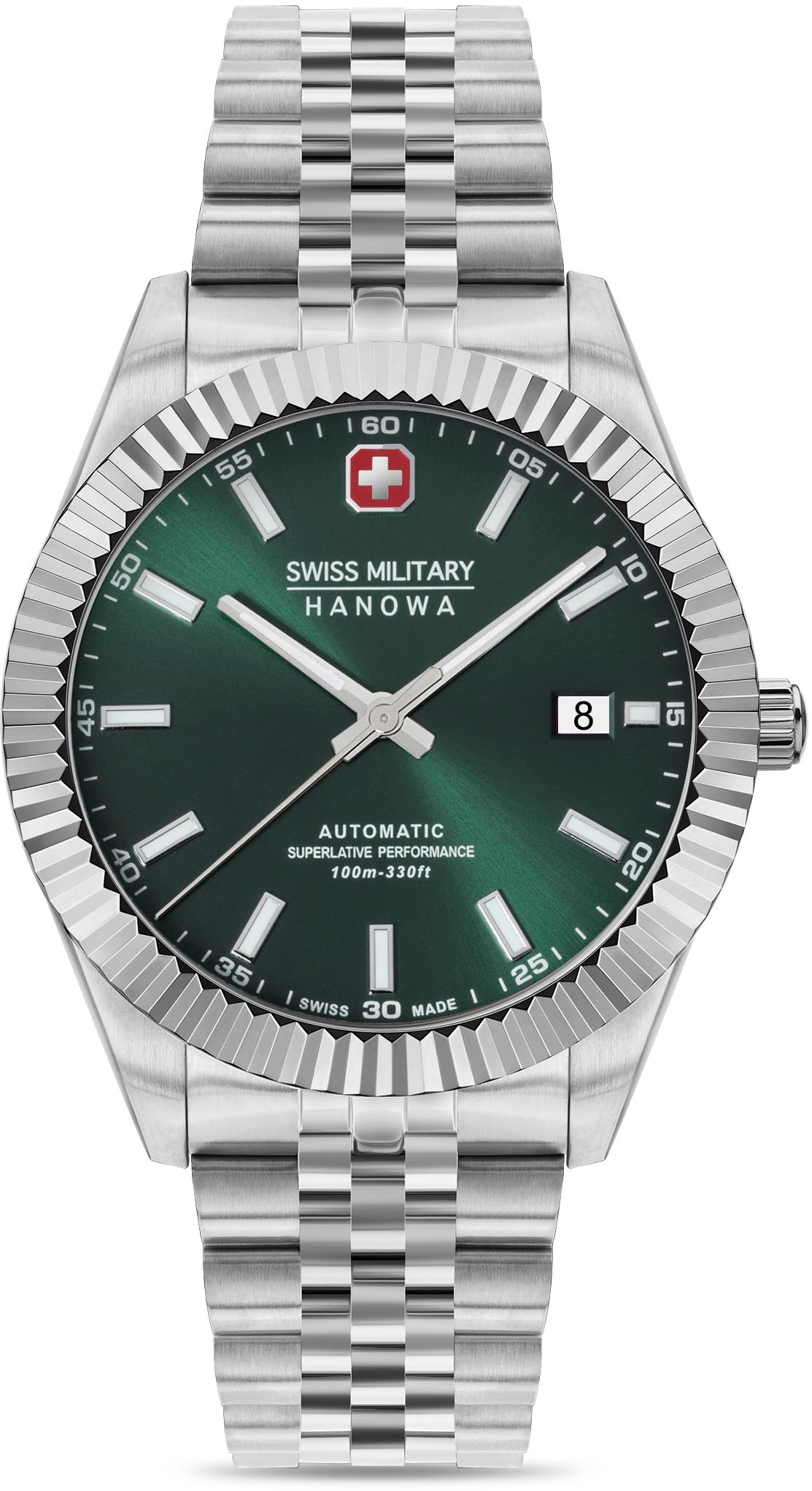 Quarzuhr »AUTOMATIC
DILIGENTER, SMWGL0002103«, Armbanduhr, Schweizer Uhr, Datum,...