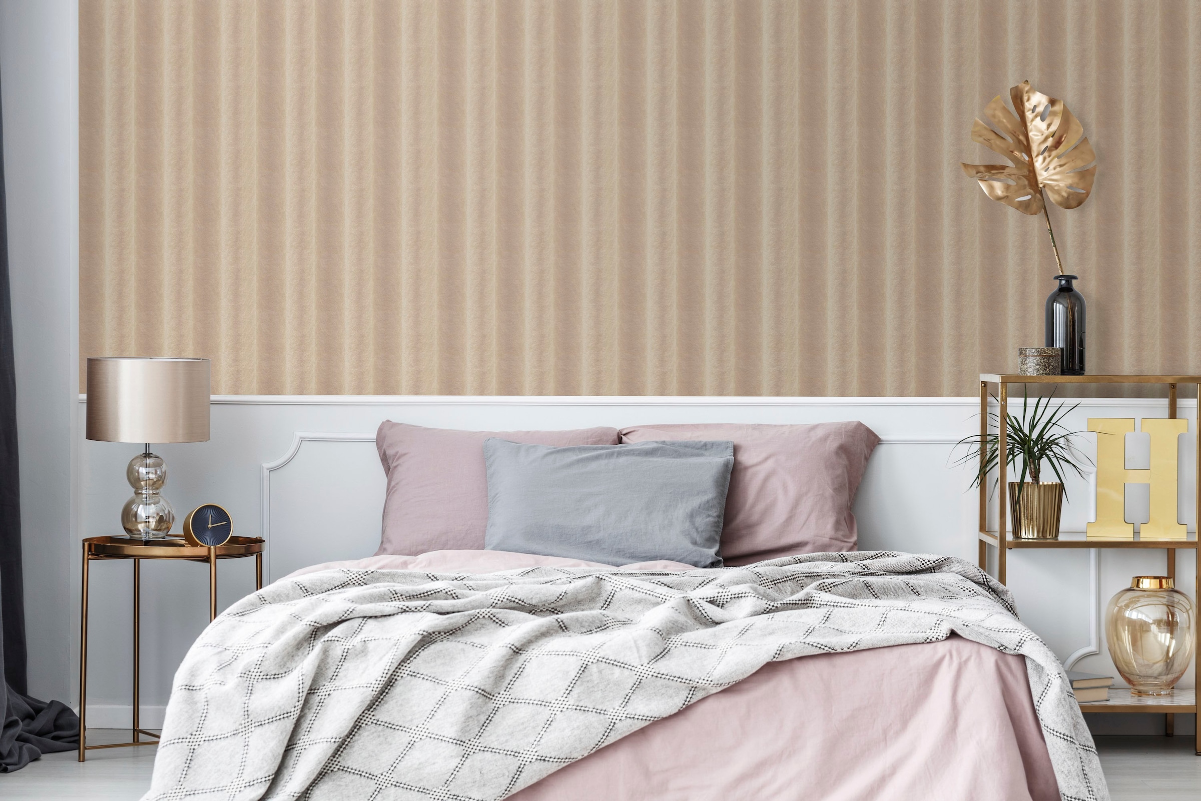 Superfresco Easy Vliestapete »Superfresco Easy Vliestapete Fur Rose Gold«, animal print, Superfresco Easy Vliestapete Fur Rose Gold