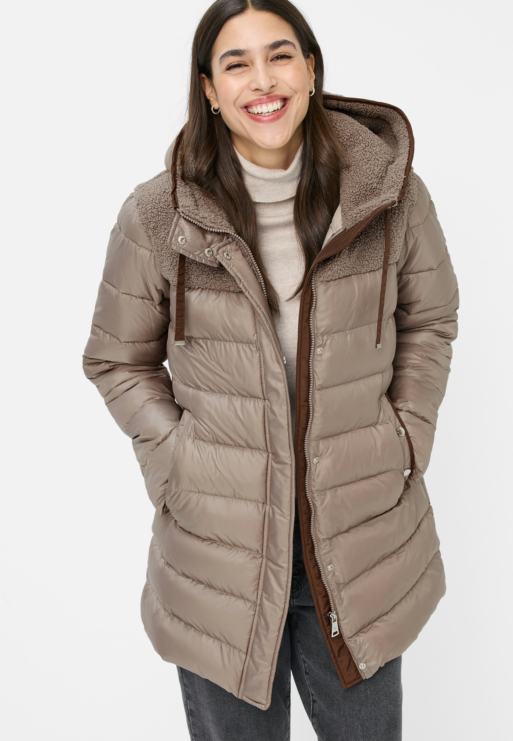 Fuchs Schmitt Steppjacke, mit Kapuze, mit Kapuze günstig online kaufen