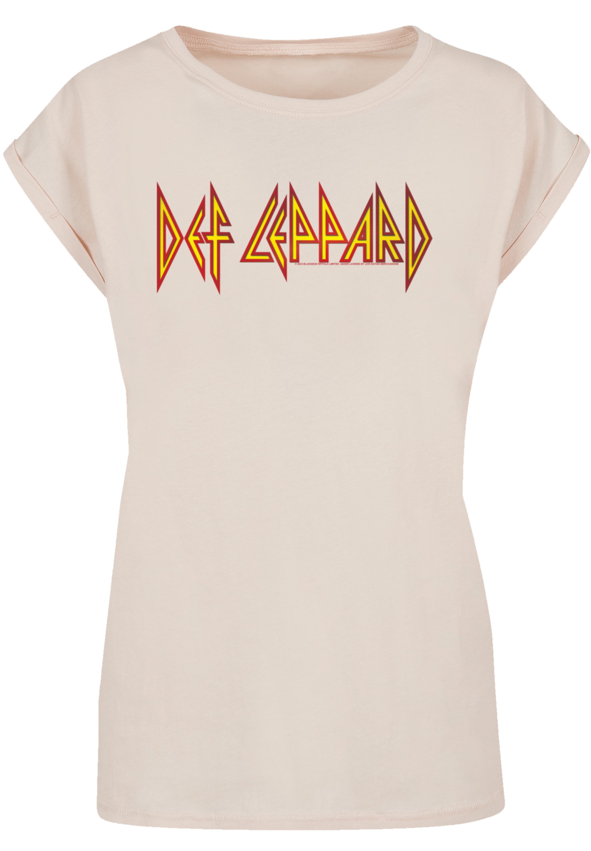 F4NT4STIC T-Shirt »Def Leppard Shatter Logo«, Premium Qualität