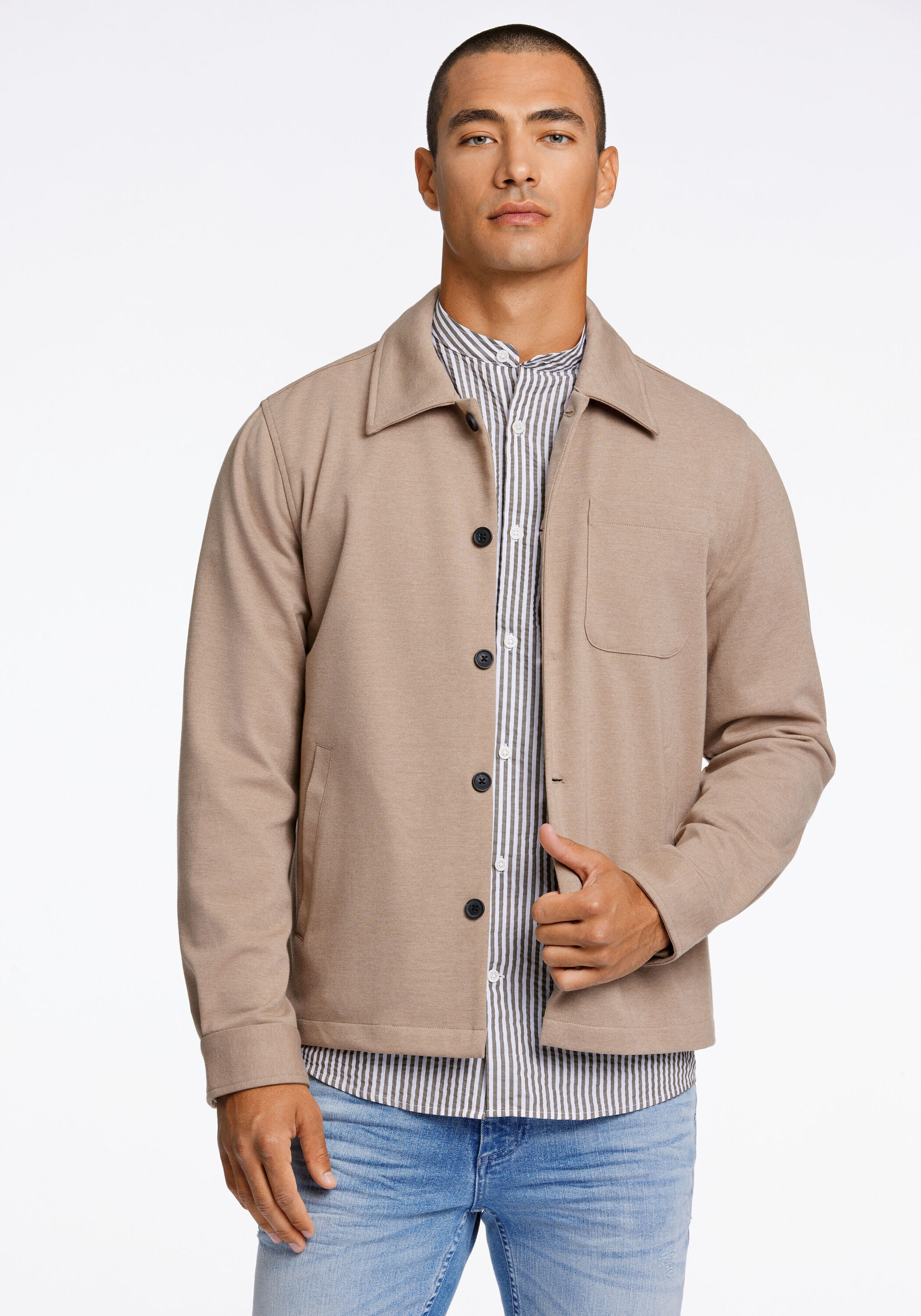 LINDBERGH Hemdjacke "Lindbergh Hemdjacke, Oberhemd" günstig online kaufen