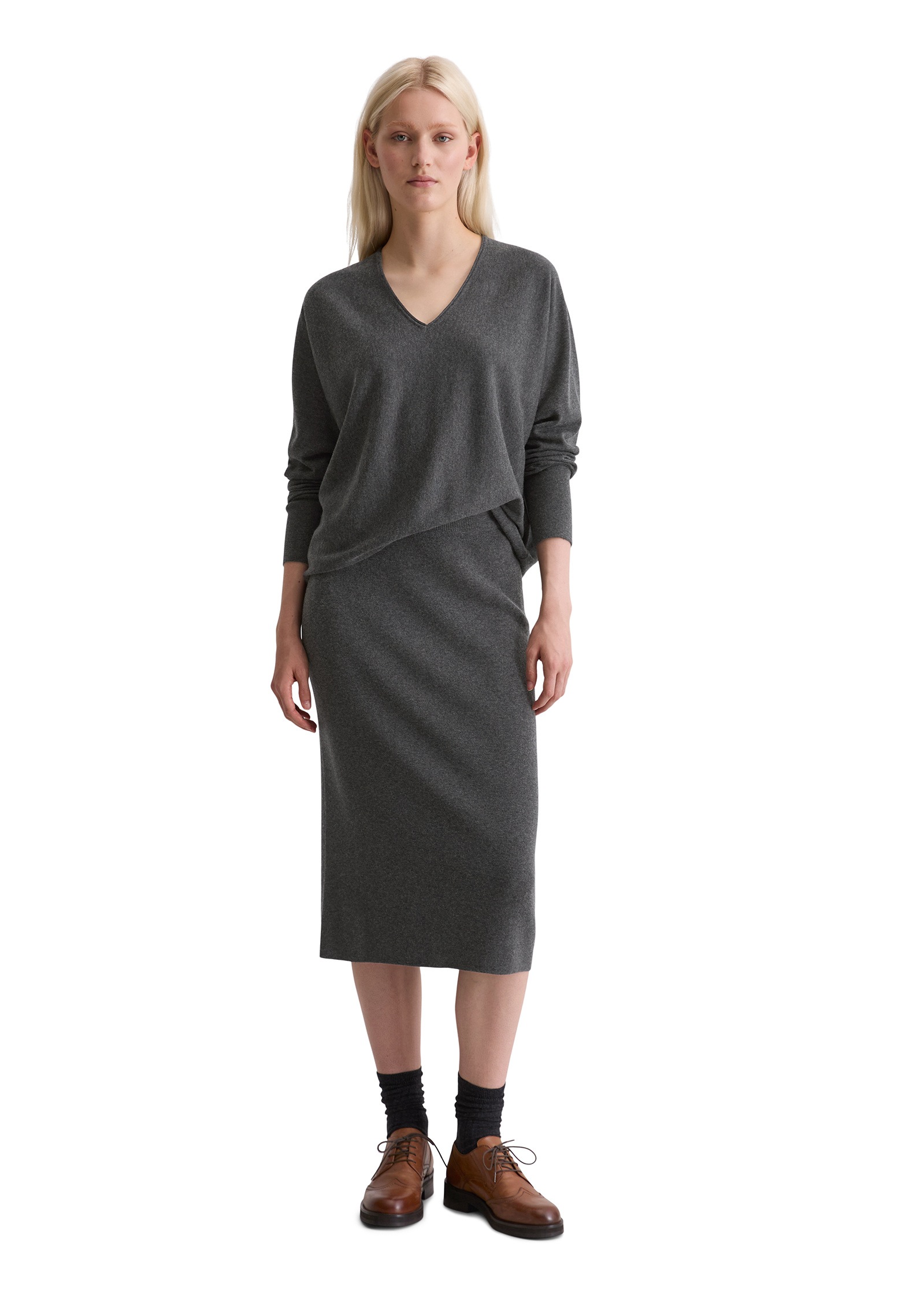Marc O'Polo Strickpullover »aus weichem Schurwolle-Viskose-Mix«