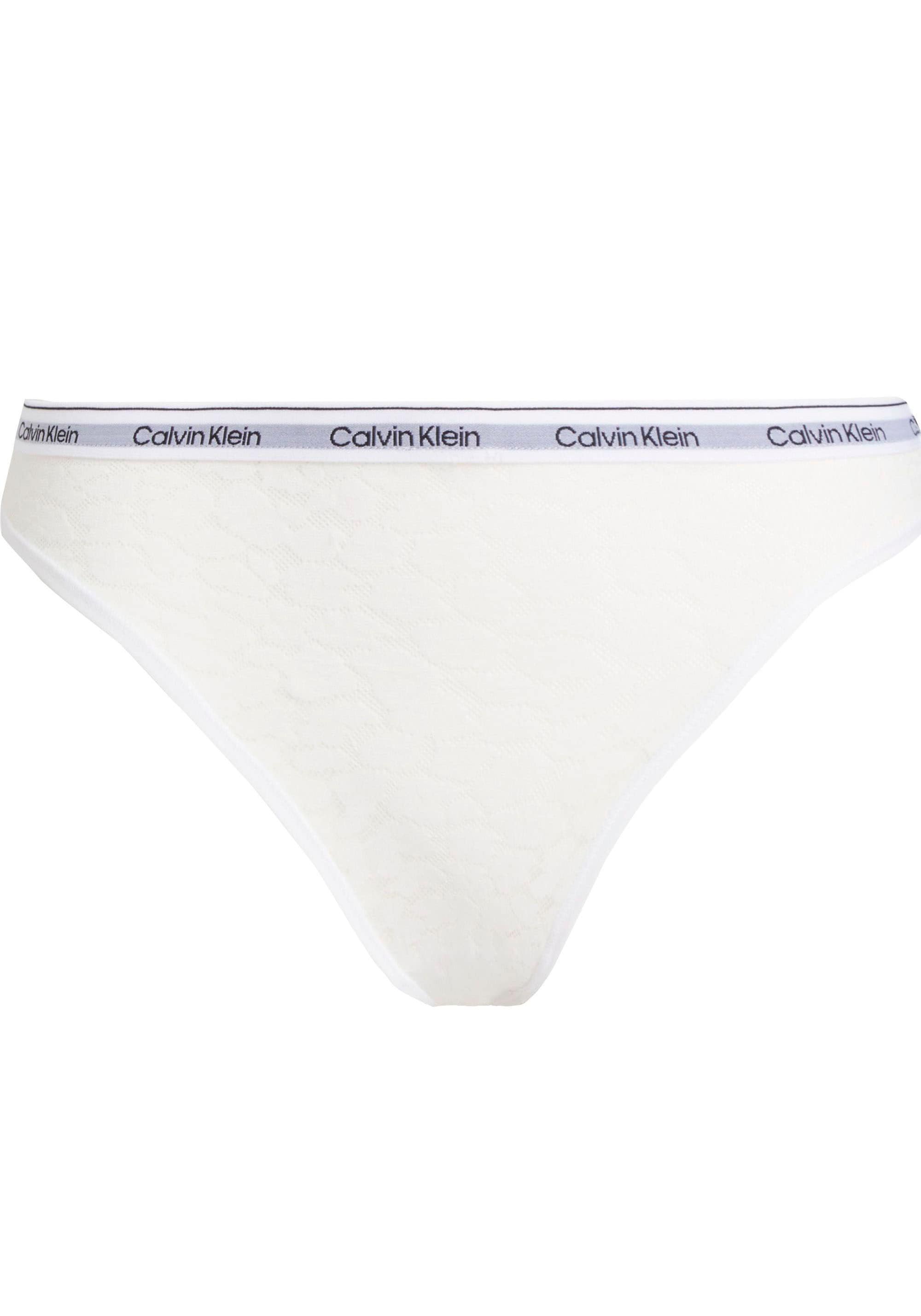 Calvin Klein Underwear T-String »HIGH LEG THONG«, mit CK-Logo am Bund