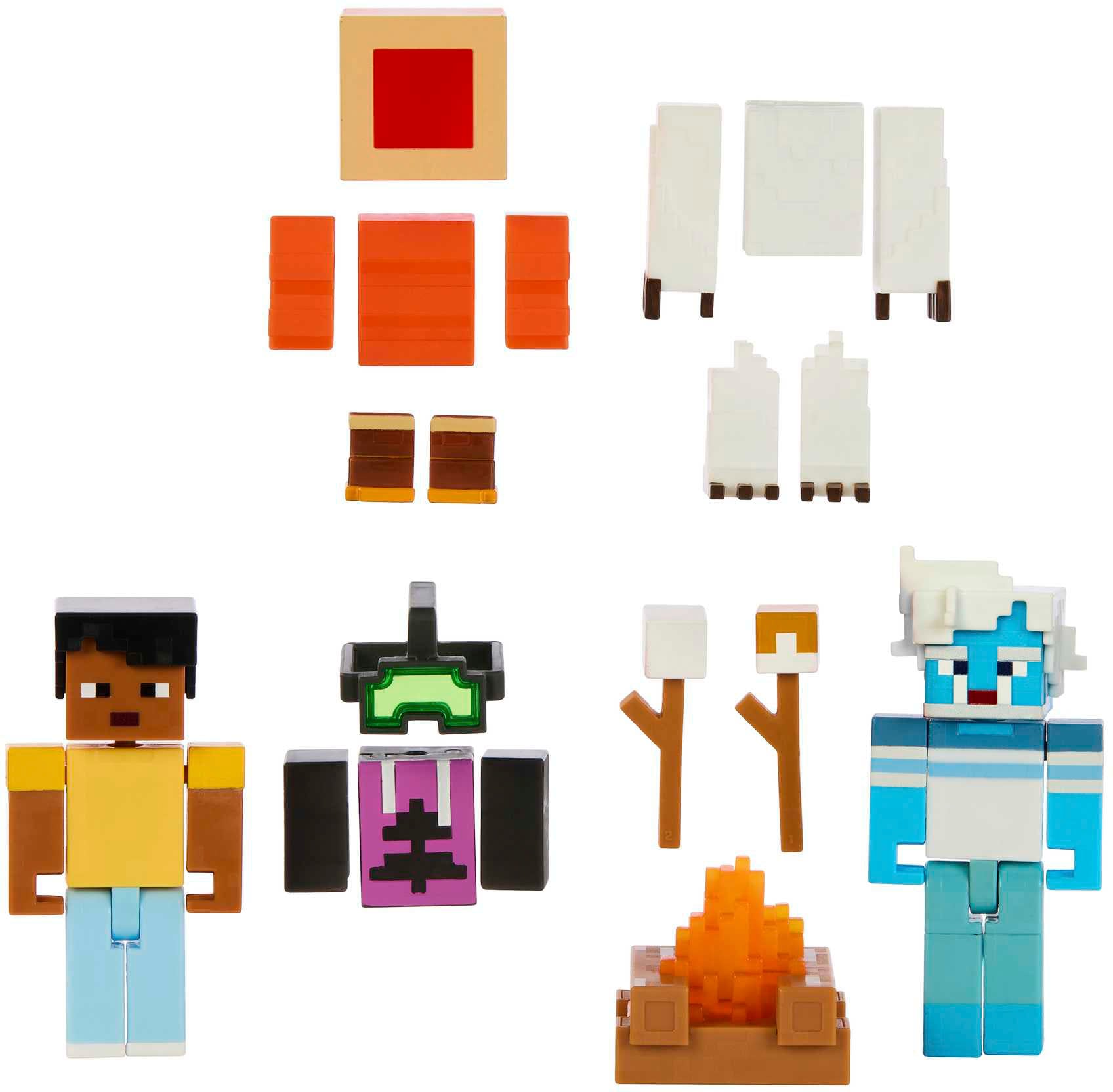 Spielfigur »Minecraft, Creator, Creator Series Camp Enderwood Figuren«, inklusive Zubehör