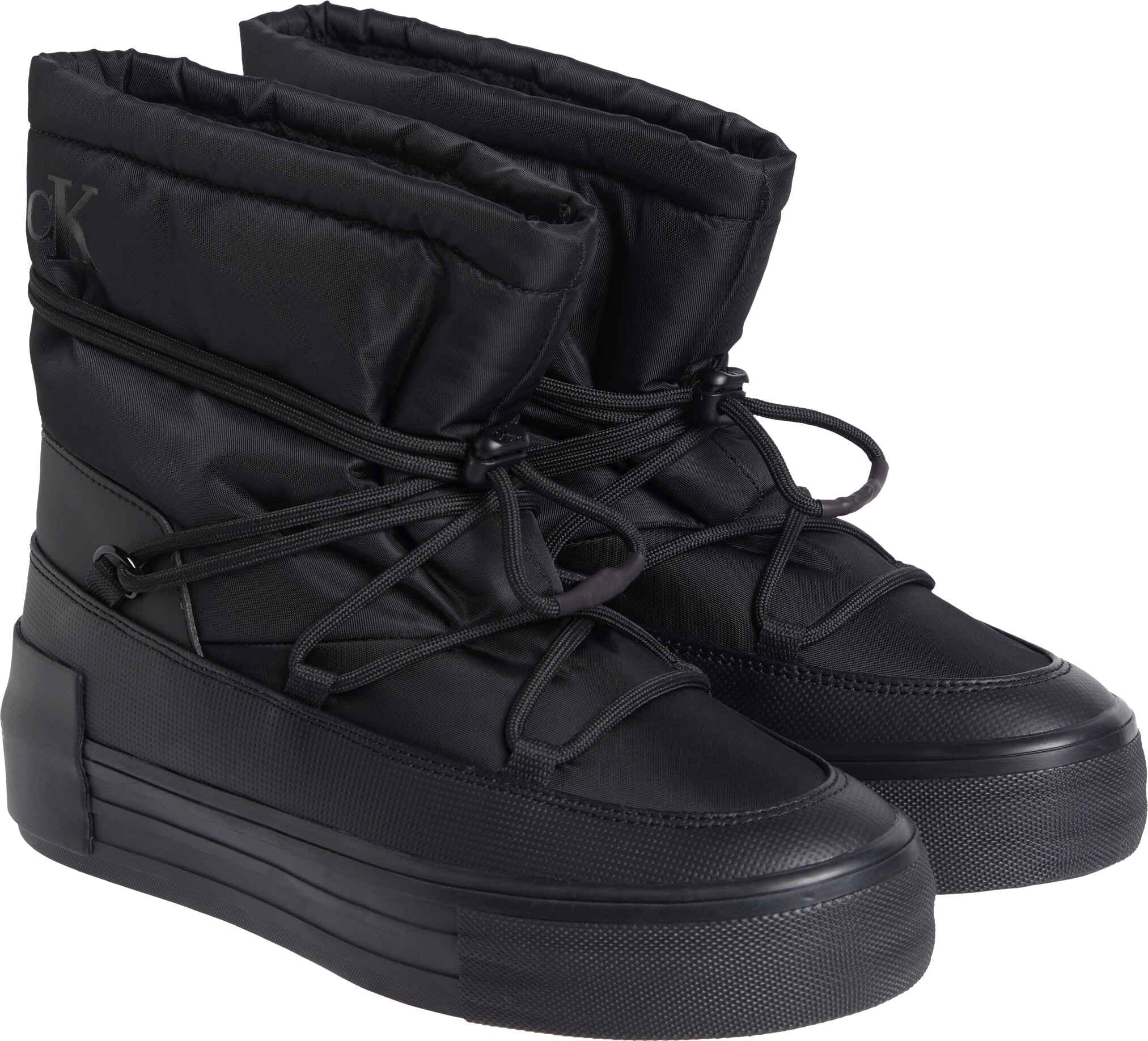 Black snow boots online