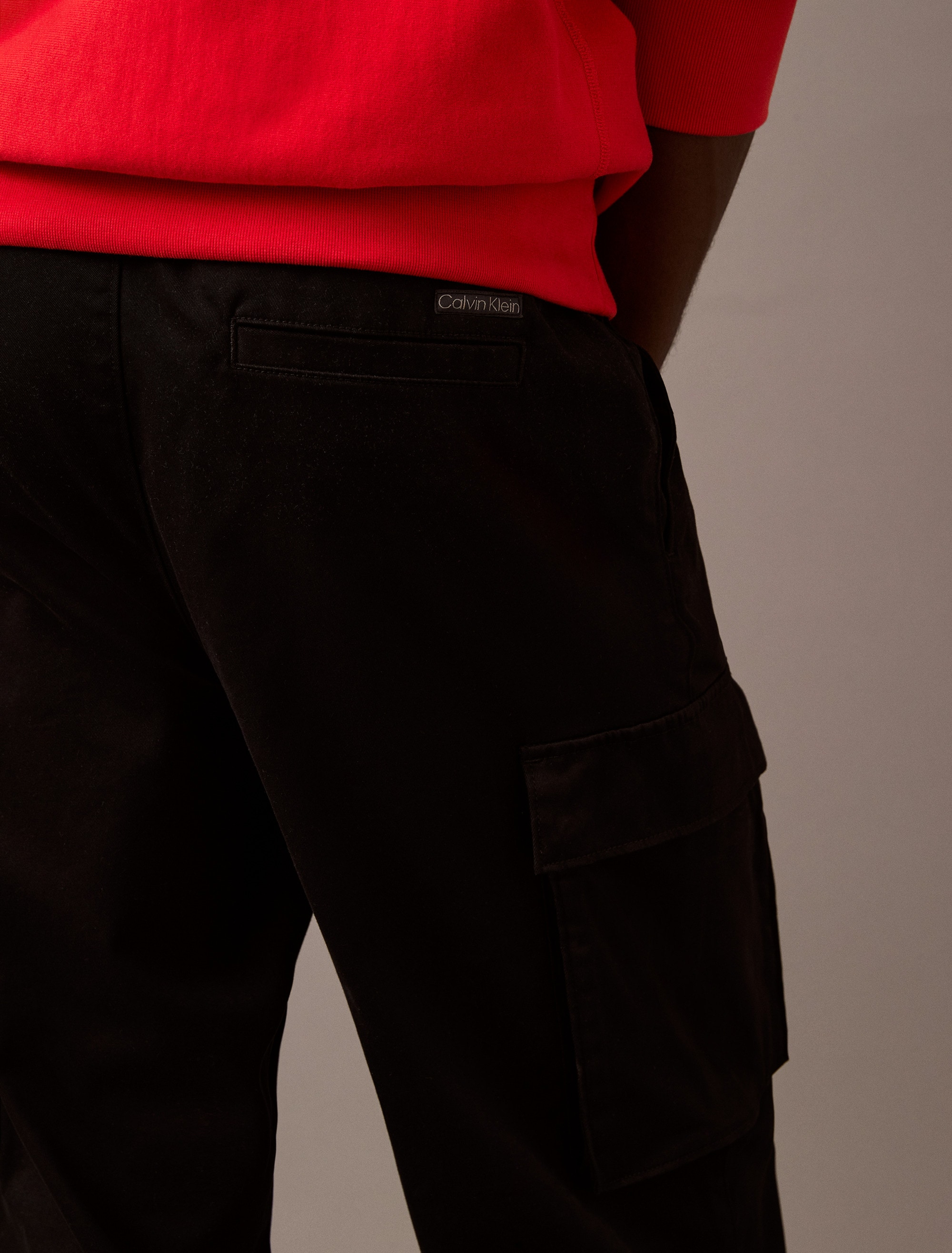 Calvin Klein Jeans Cargohose »CO PULL ON STRAIGHT CARGO PANT«, in Unifarbe