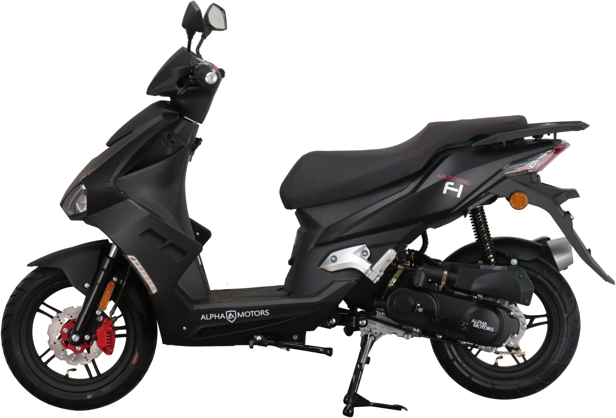 Alpha Motors Motorroller »Mustang FI«, 50 cm³, 25 km/h, Euro 5, 2,72 PS, mit USB-Anschluss und Lenkerschloss, sportliches Design