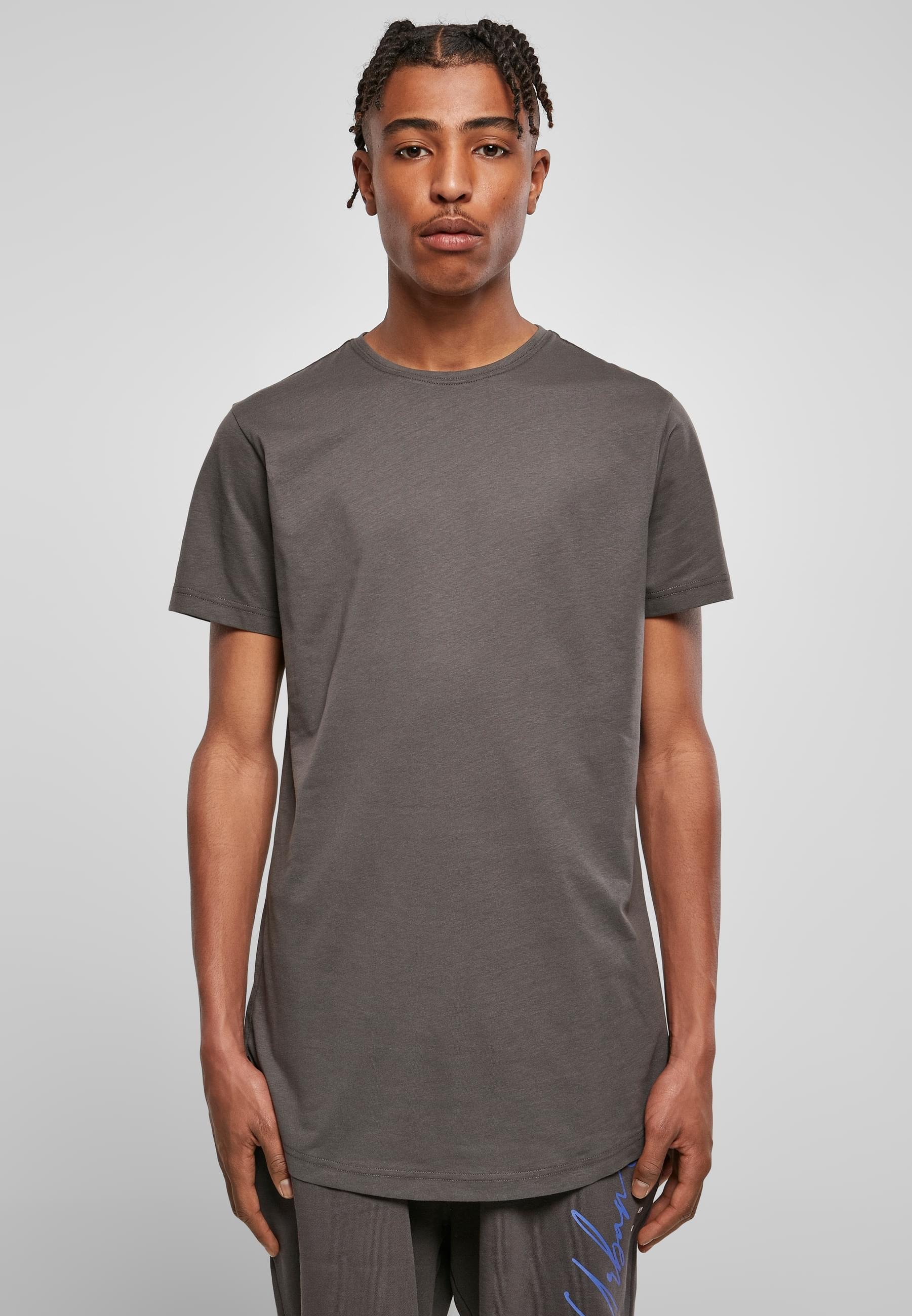 URBAN CLASSICS Kurzarmshirt »Urban Classics Herren Shaped Long Tee«, (1 tlg.)