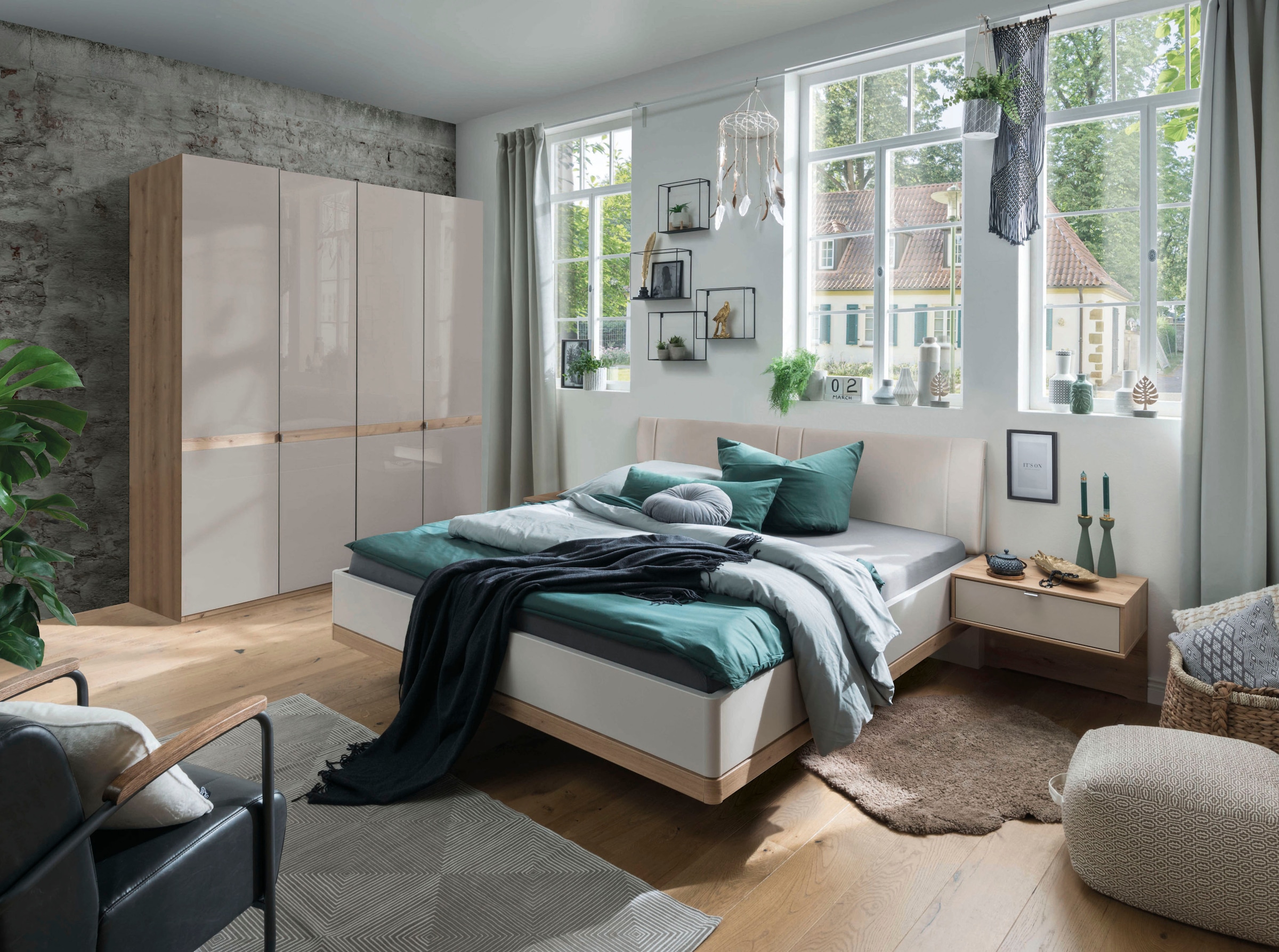 WIEMANN Kleiderschrank "Barcelona" mit schmaler Bauchbinde