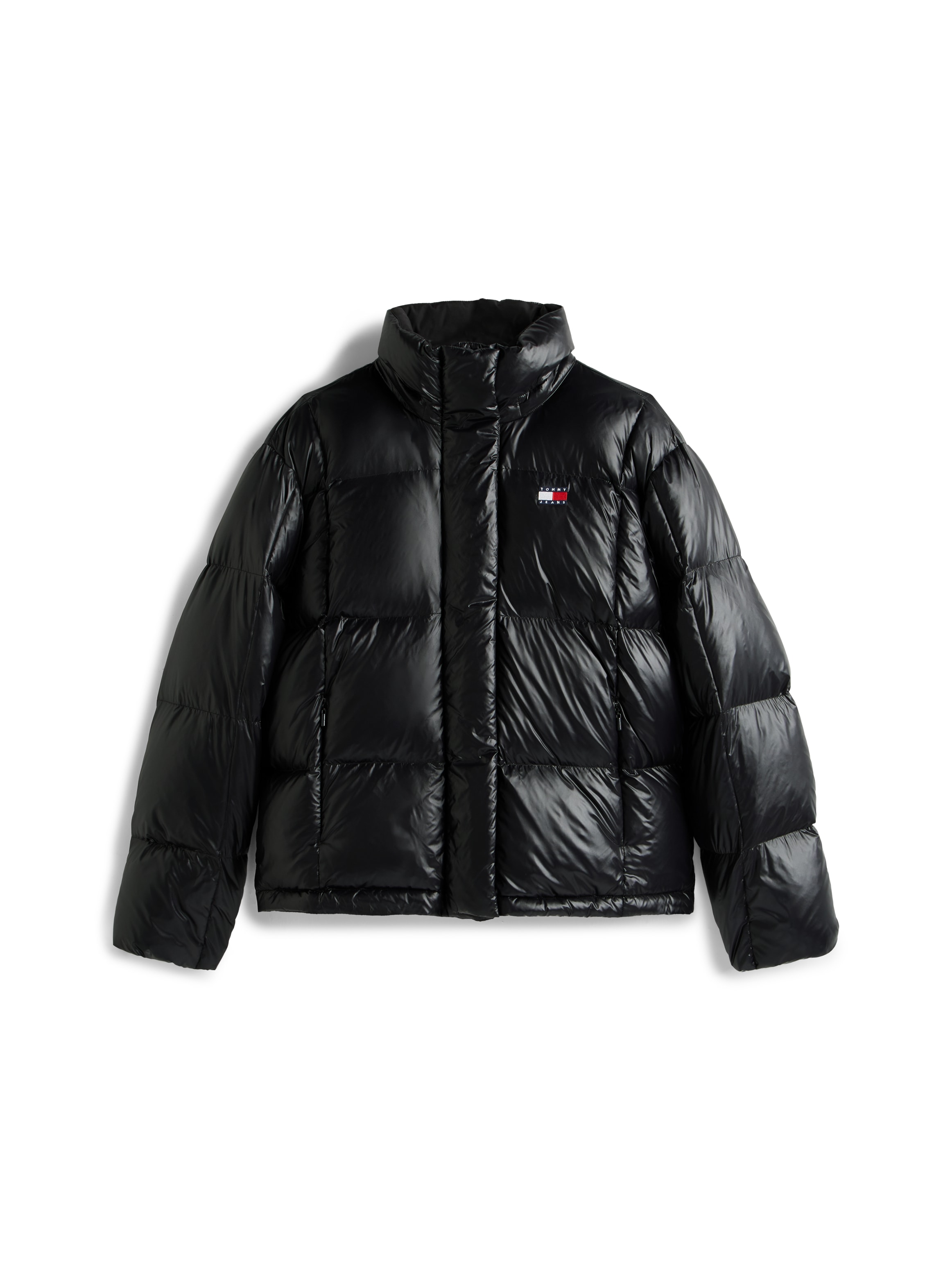 Tommy Jeans Steppjacke »TJW ALASKA GRID DWN JCKT SHINY« mit Kapuze