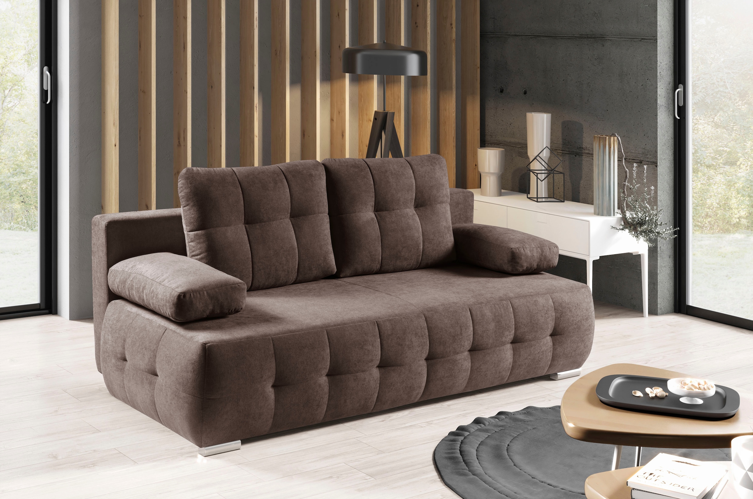 WERK2 Schlafsofa »Indigo«, 2-Sitzer Sofa | kaufen mit Schlafcouch und Bettkasten Federkern & BAUR