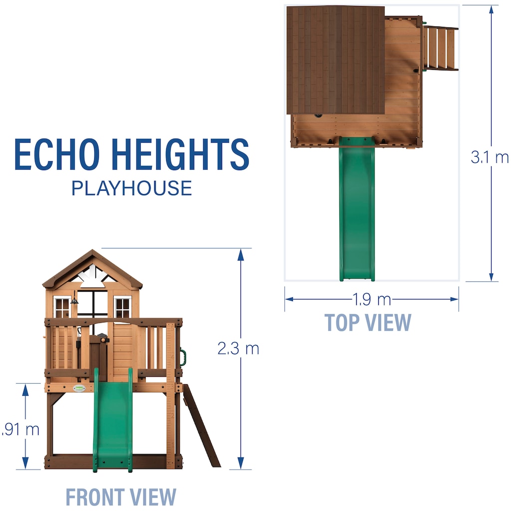 Backyard Discovery Spielhaus »Echo Heights«