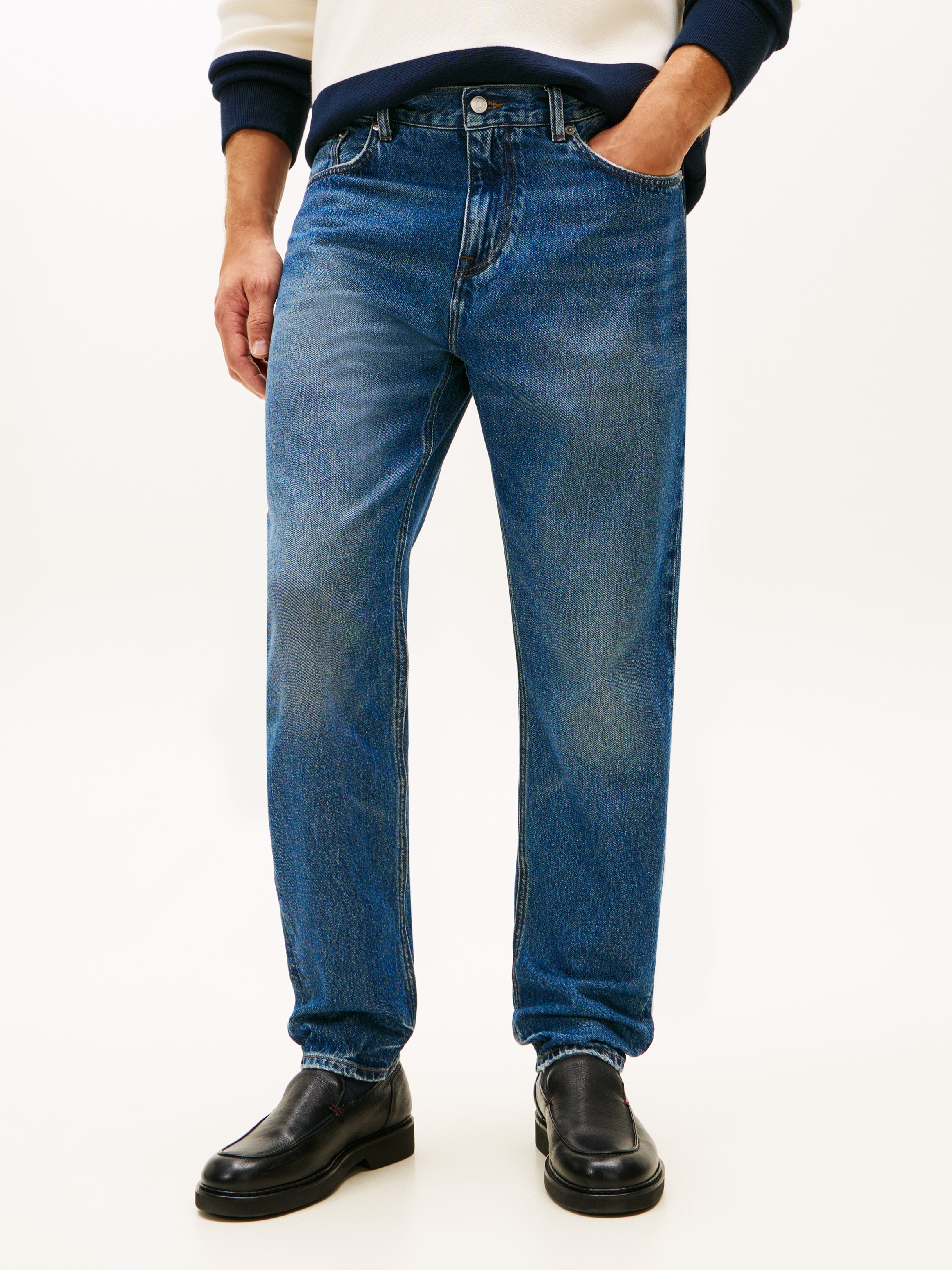 Tommy Hilfiger Tapered-fit-Jeans "HARLEM" mit Fade-Effekten günstig online kaufen