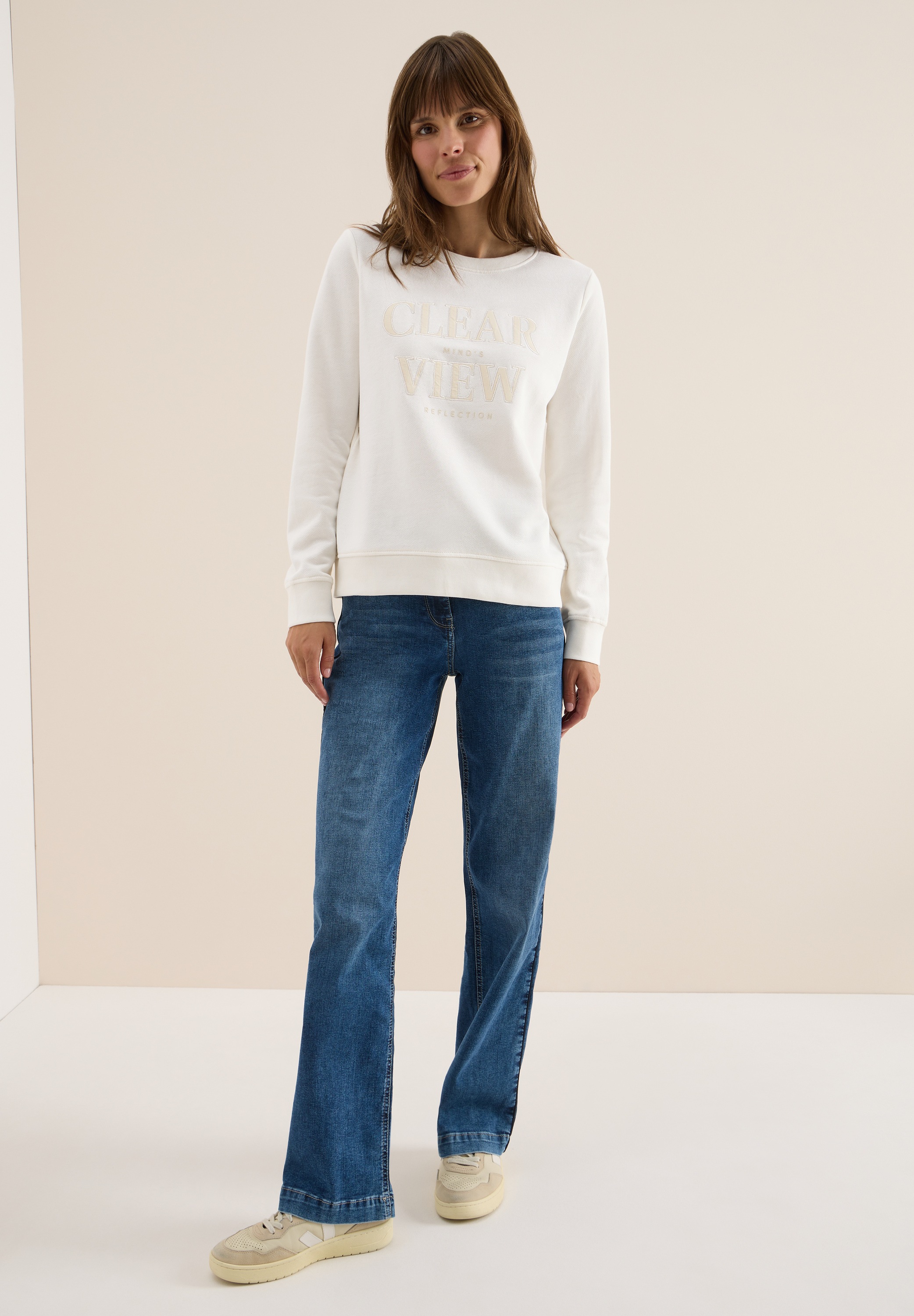 Cecil Sweatshirt, aus reiner Baumwolle