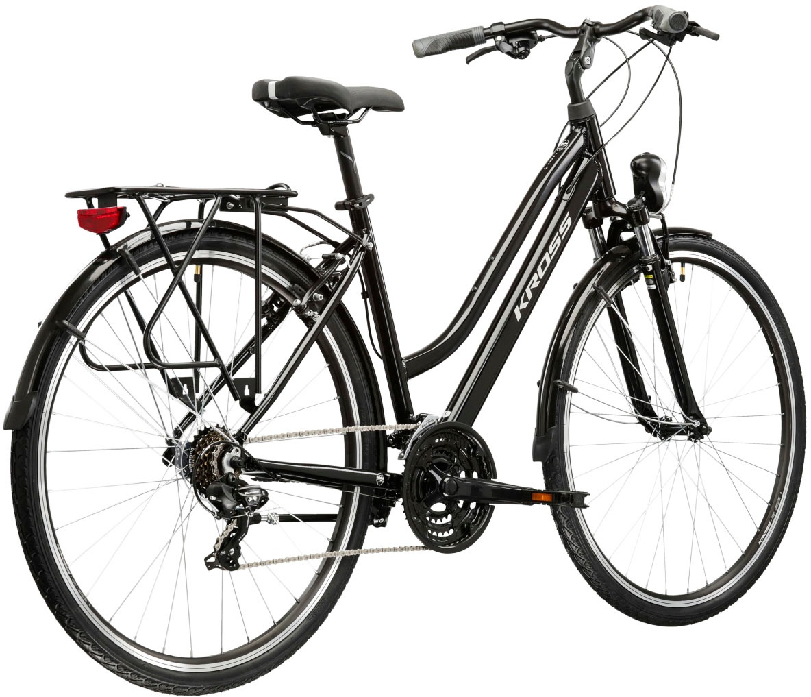 Kross Trekkingrad »Trekkingrad Trans 1.0«, 21 Gang, Shimano, TOURNEY TY300 Schaltwerk, Kettenschaltung