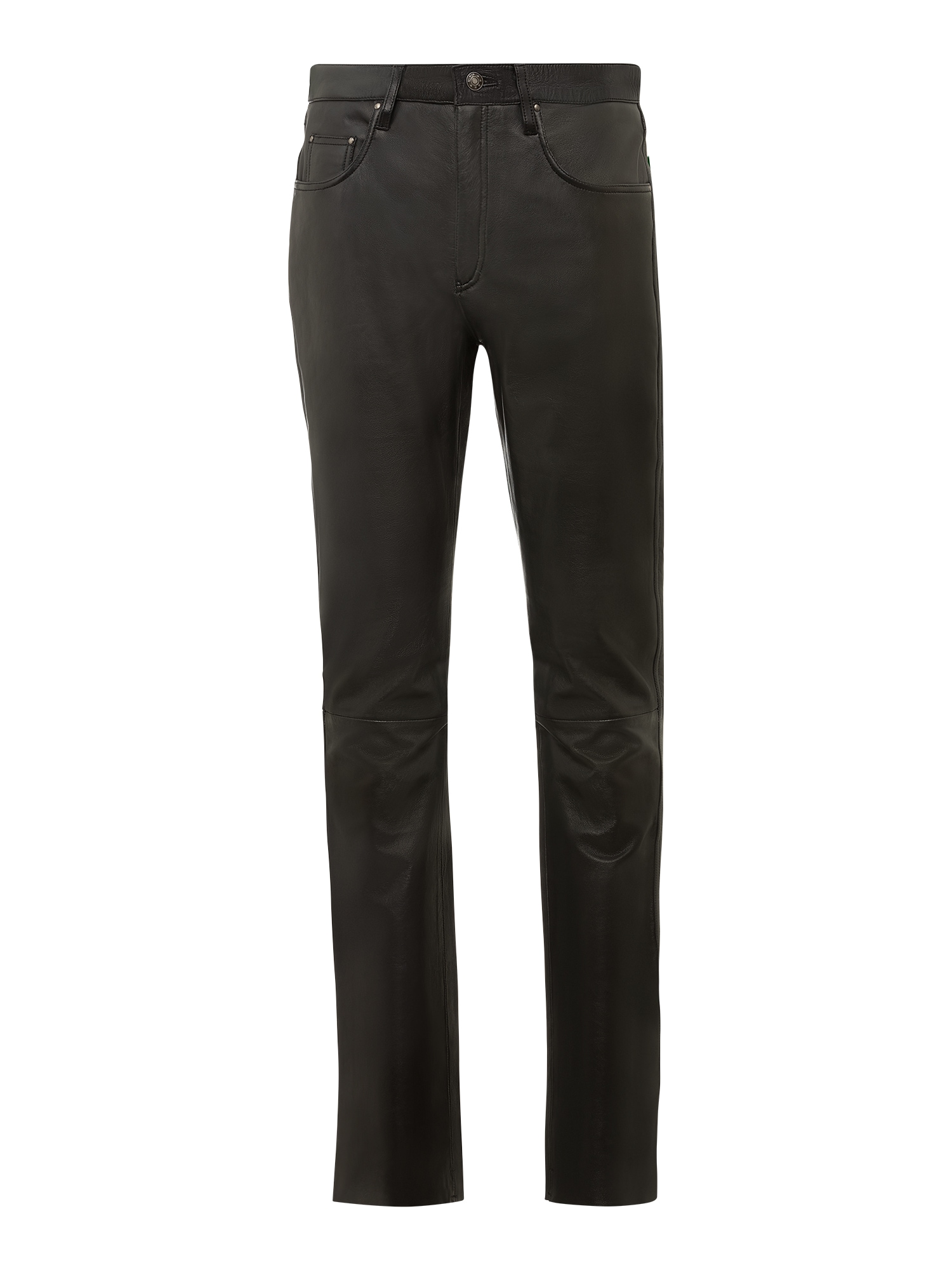 RICANO 5-Pocket-Hose "Lederhose Slim Fit" Handgefertigt aus echtem Leder
