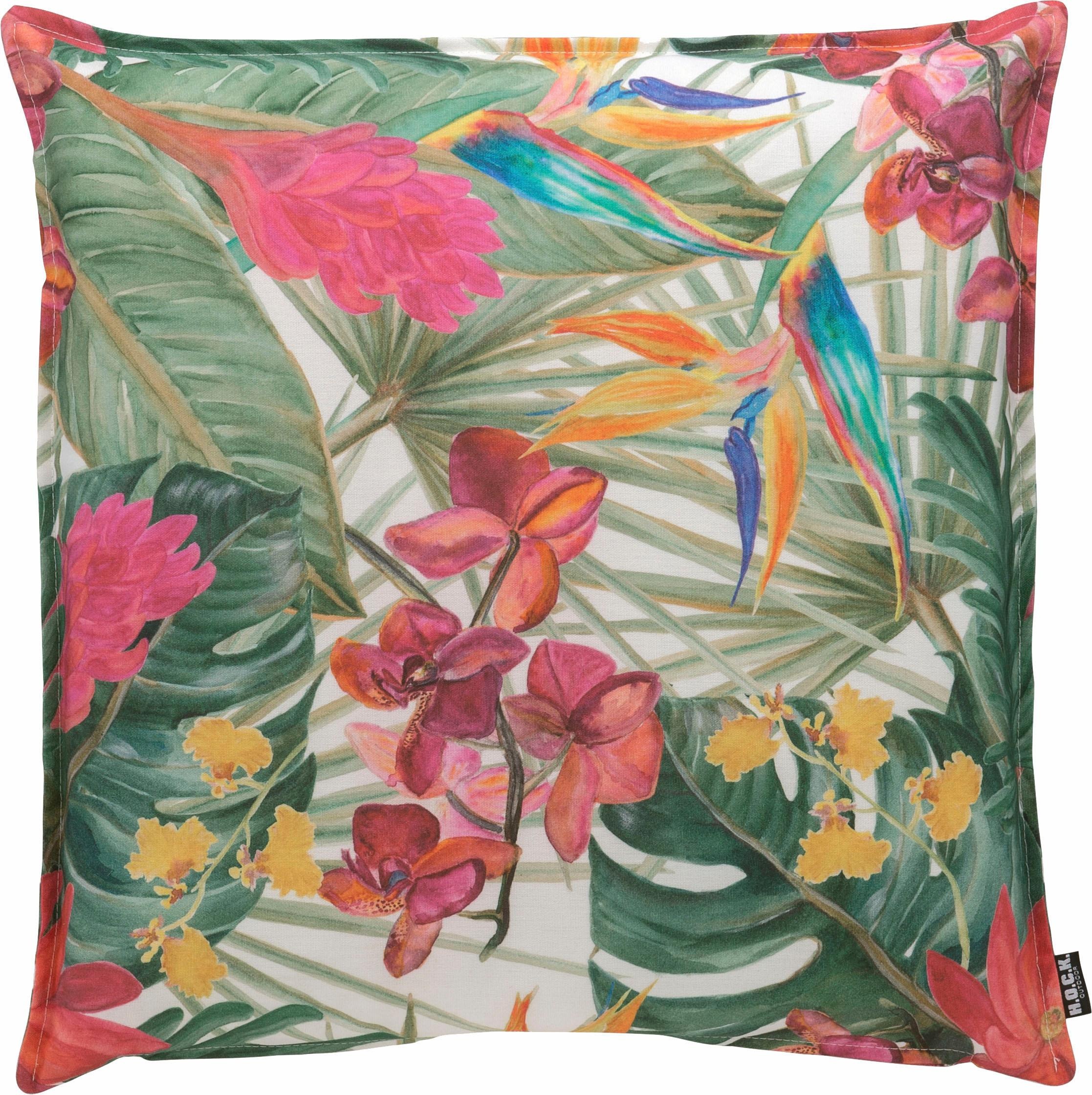 H.O.C.K. Dekokissen "Beach Life" im floralen Muster