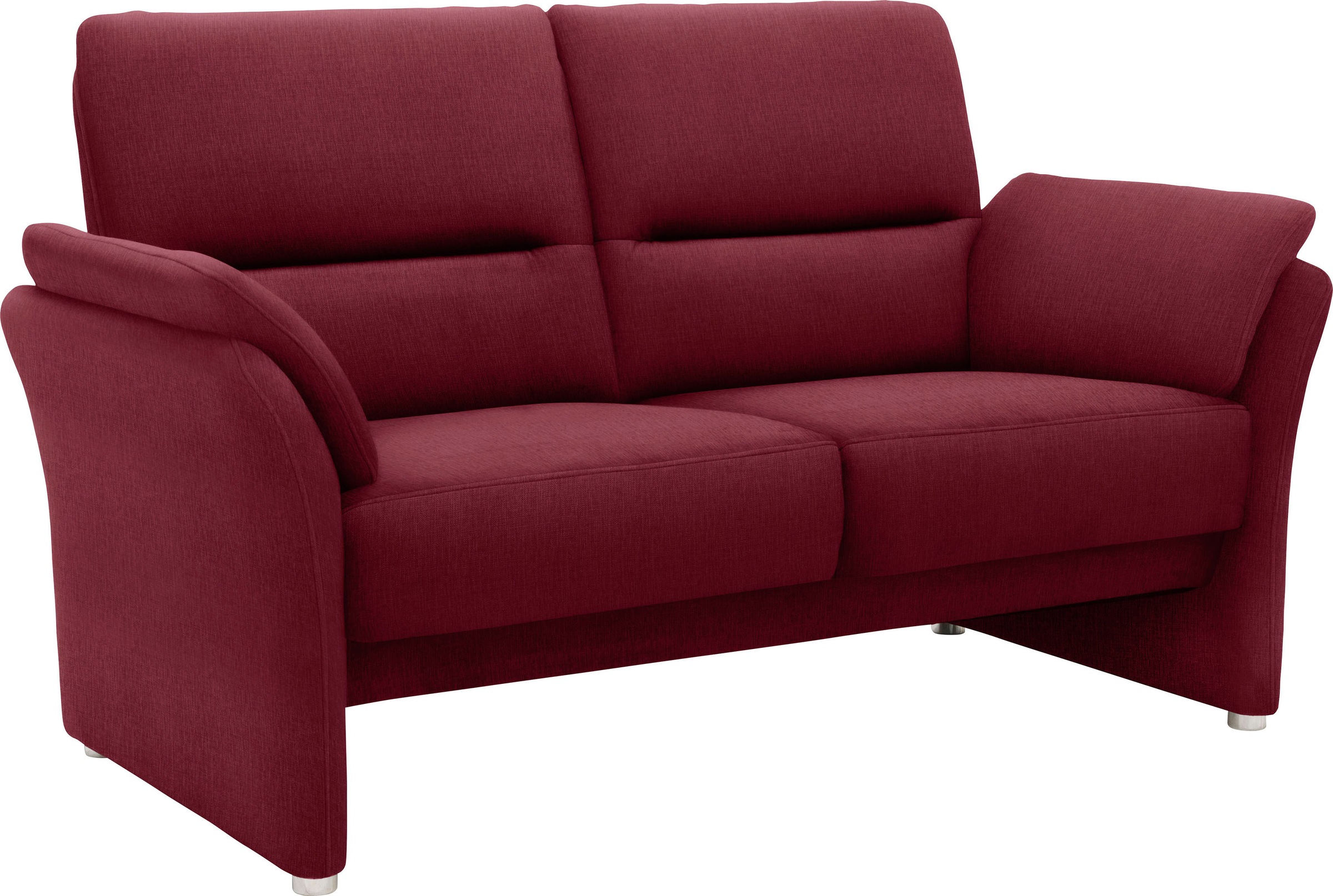 Thumbnail - DOMO collection 2-Sitzer "Pina, schmale Armlehnen, mit Federkern, kompakt & elegant" Hoher Sitzkomfort, Luxus-Microfaser...