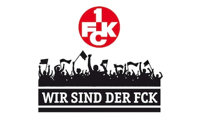 Wandtattoo »Wir sind der FCK mit Logo«, (1 St.)