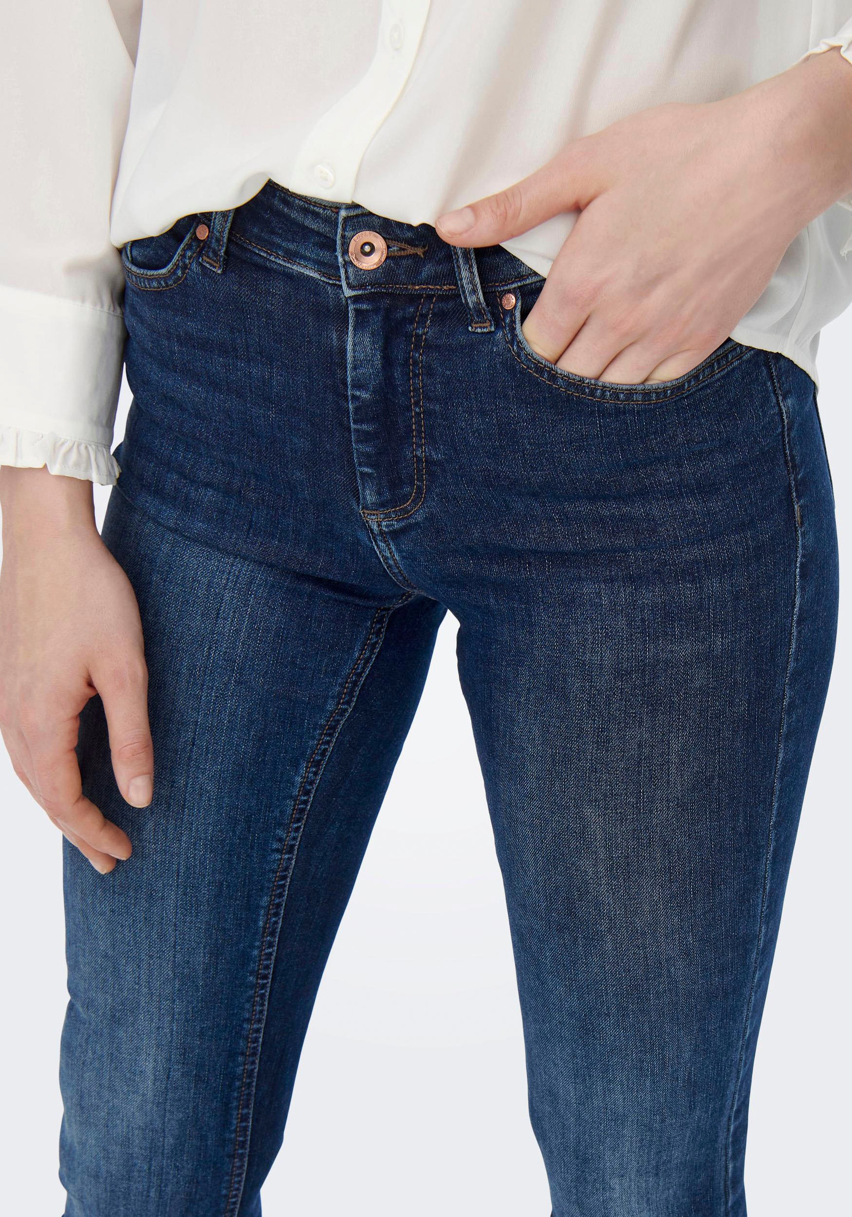 ONLY Bootcut-Jeans "ONLBLUSH MID FLARED DNM TAI021" günstig online kaufen