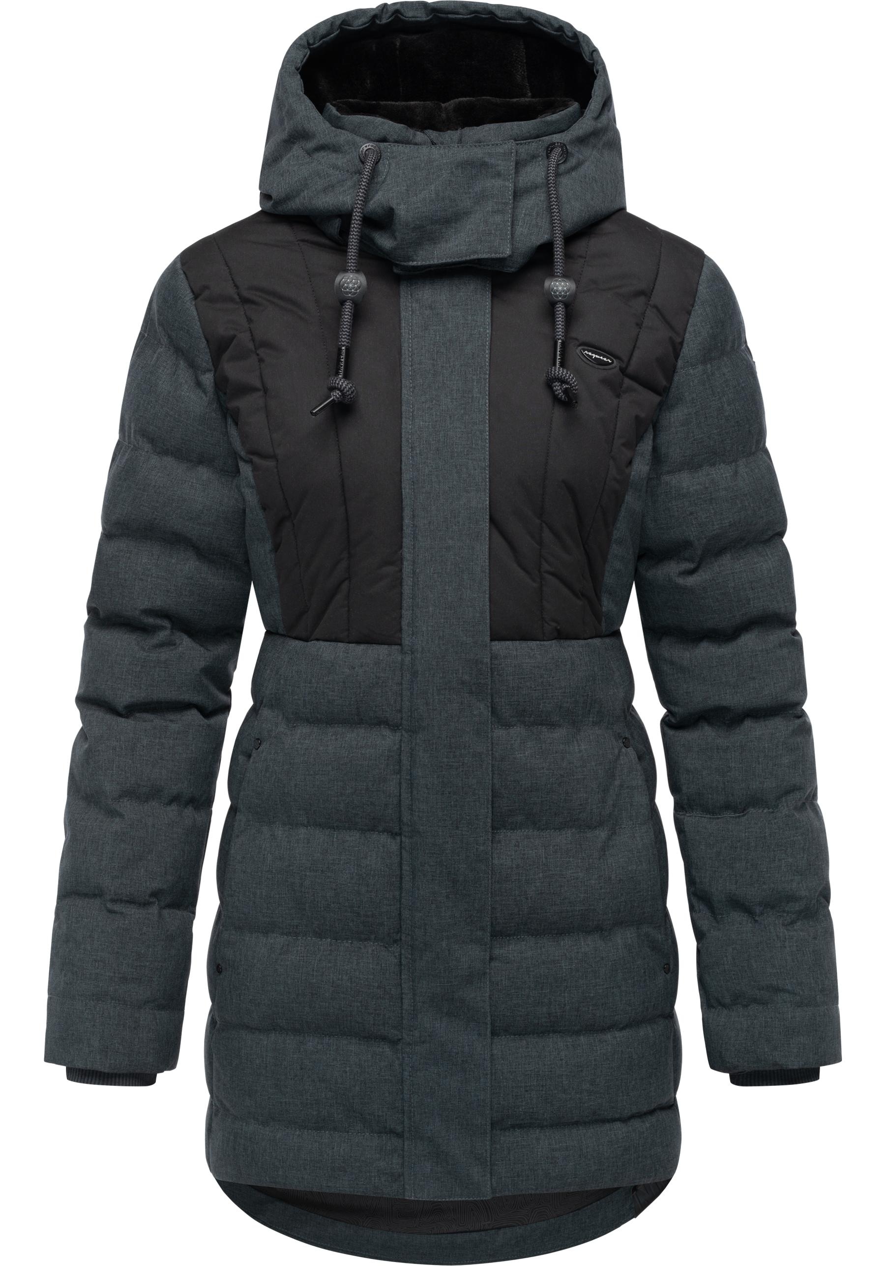 Ragwear Winterjacke »Ashanta Block«, mit Kapuze, Wasserdichter gesteppter Winterparka mit gefütterter Kapuze
