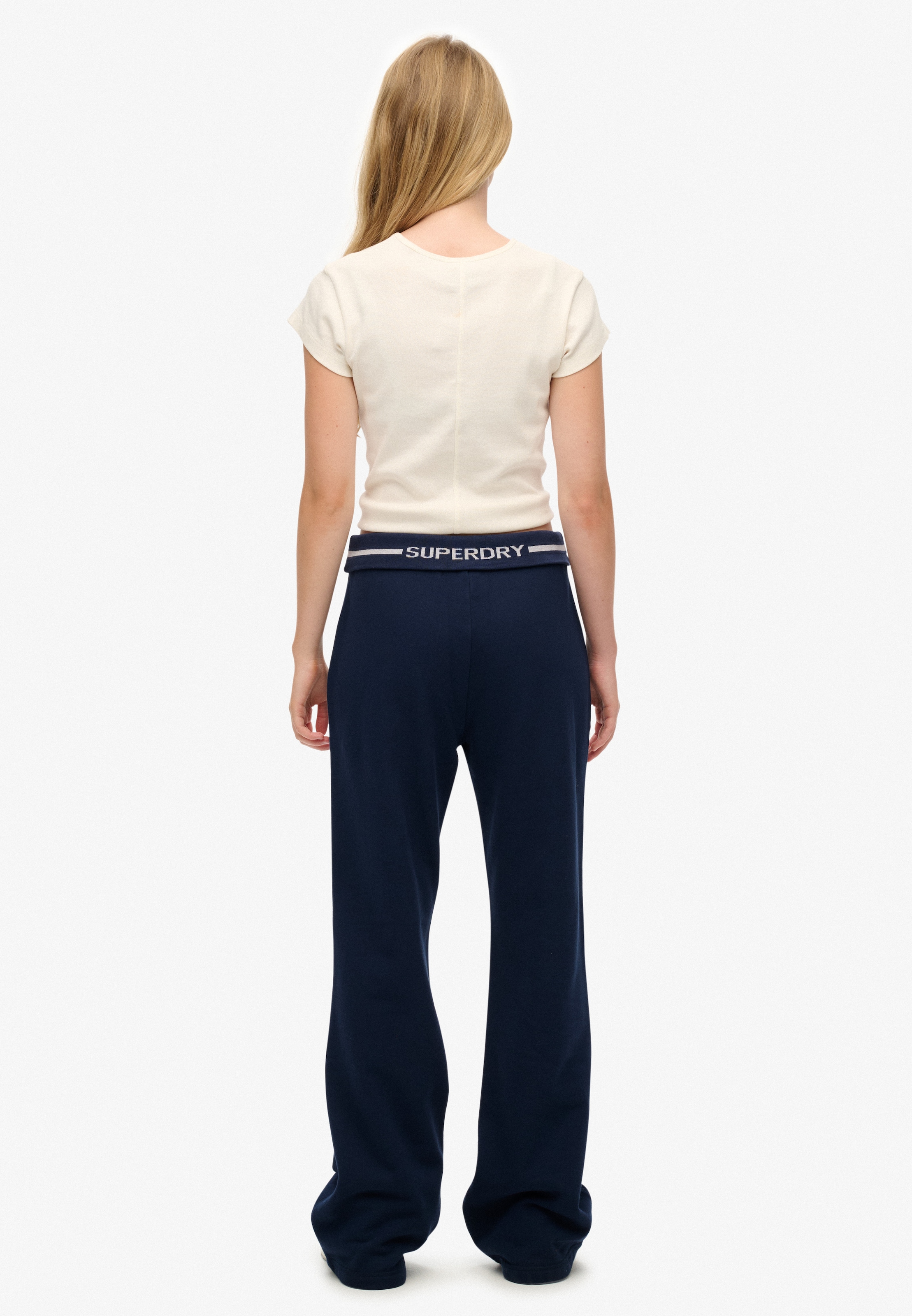 Superdry Sweathose »ESSENTIAL LOGO LR FLARE JOGGER«