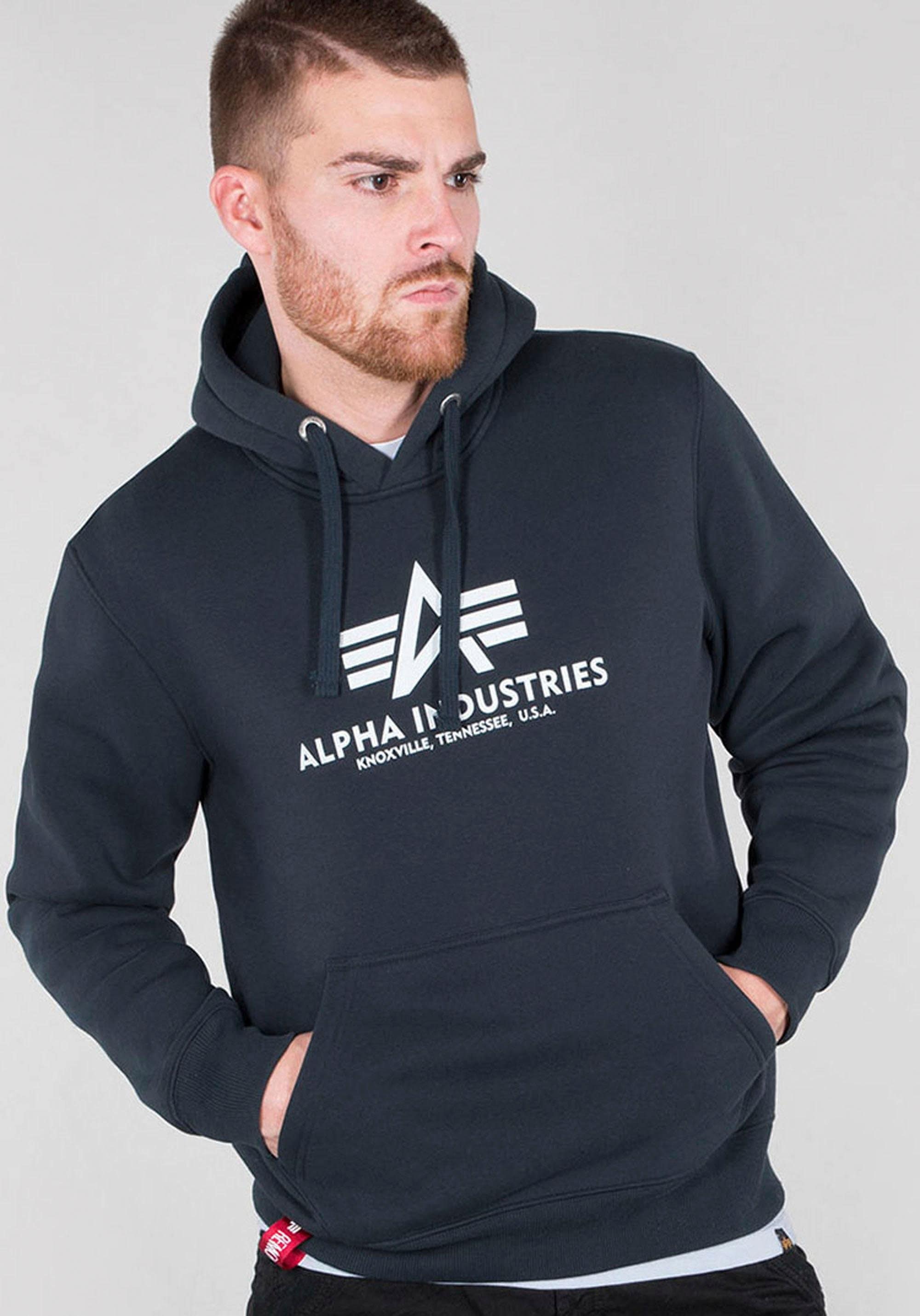 Alpha Industries Kapuzensweatshirt "Basic Hoody", Baumwollmischung, regular günstig online kaufen