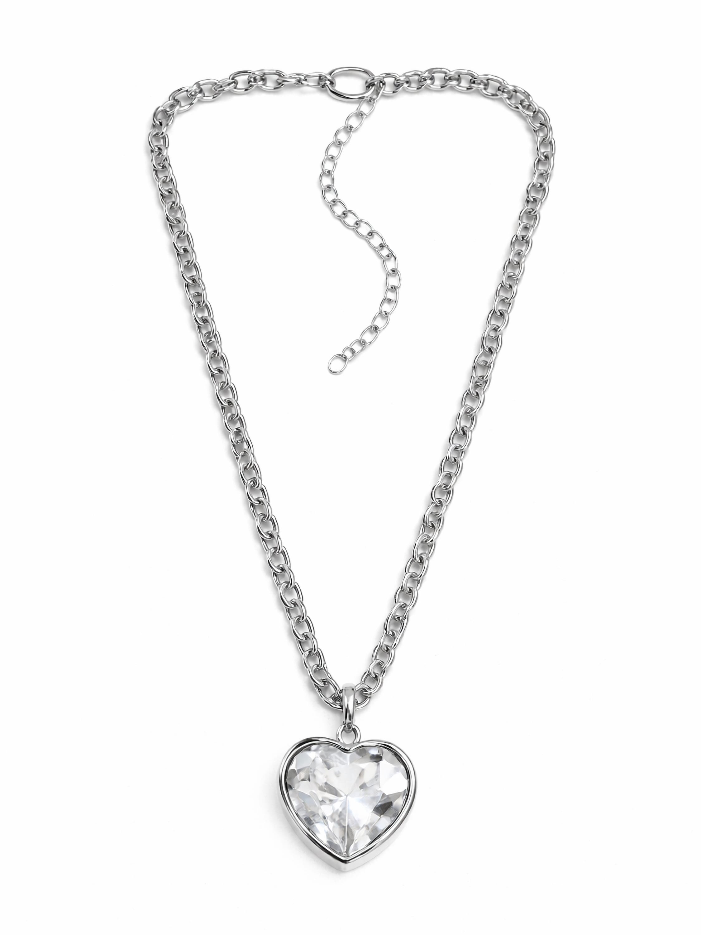 Allgäu Rebell Kette mit Anhänger "Rosalind" mit Herzanhänger günstig online kaufen