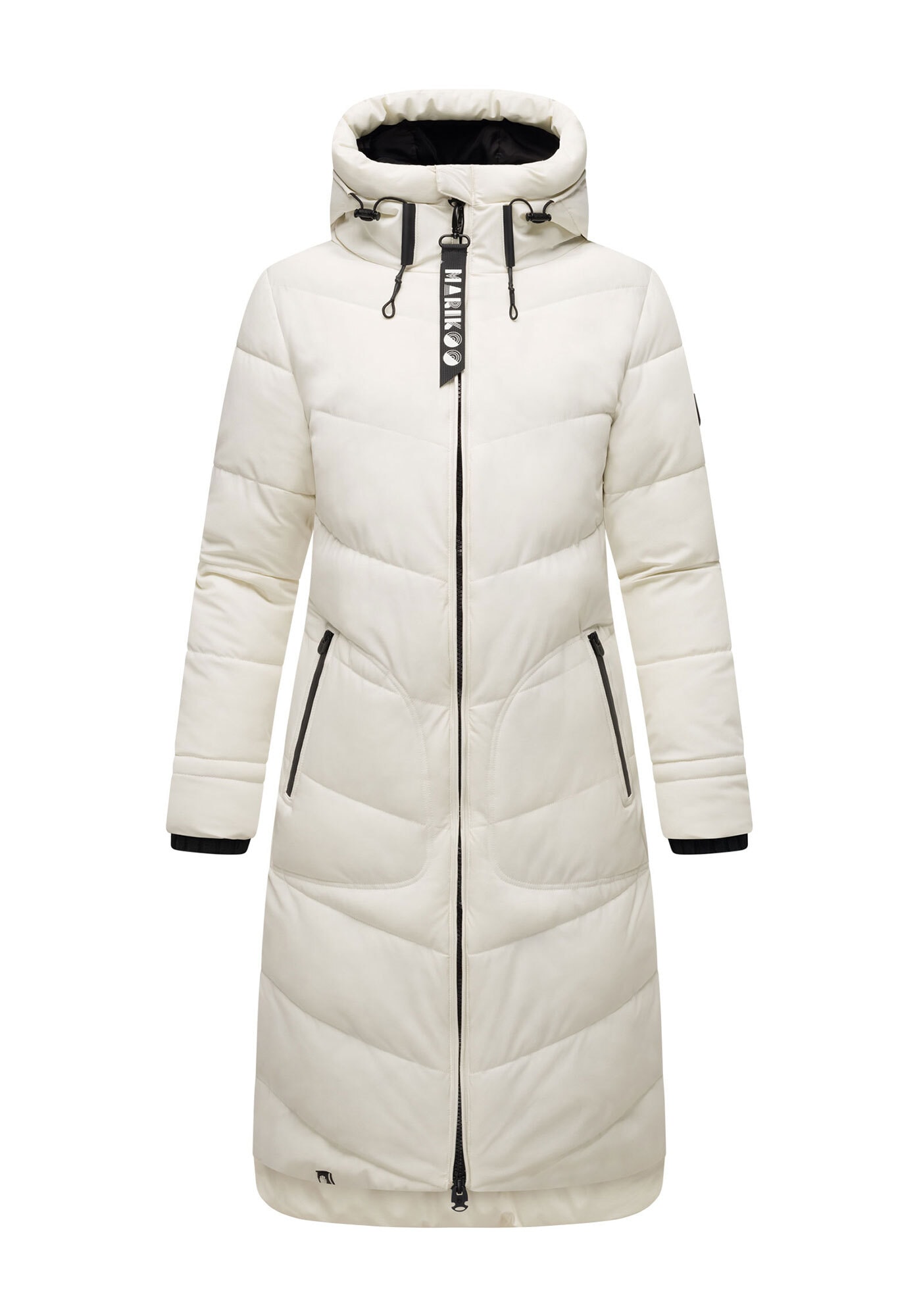 Marikoo Winterjacke »Benikoo«, langer Winter Mantel gesteppt