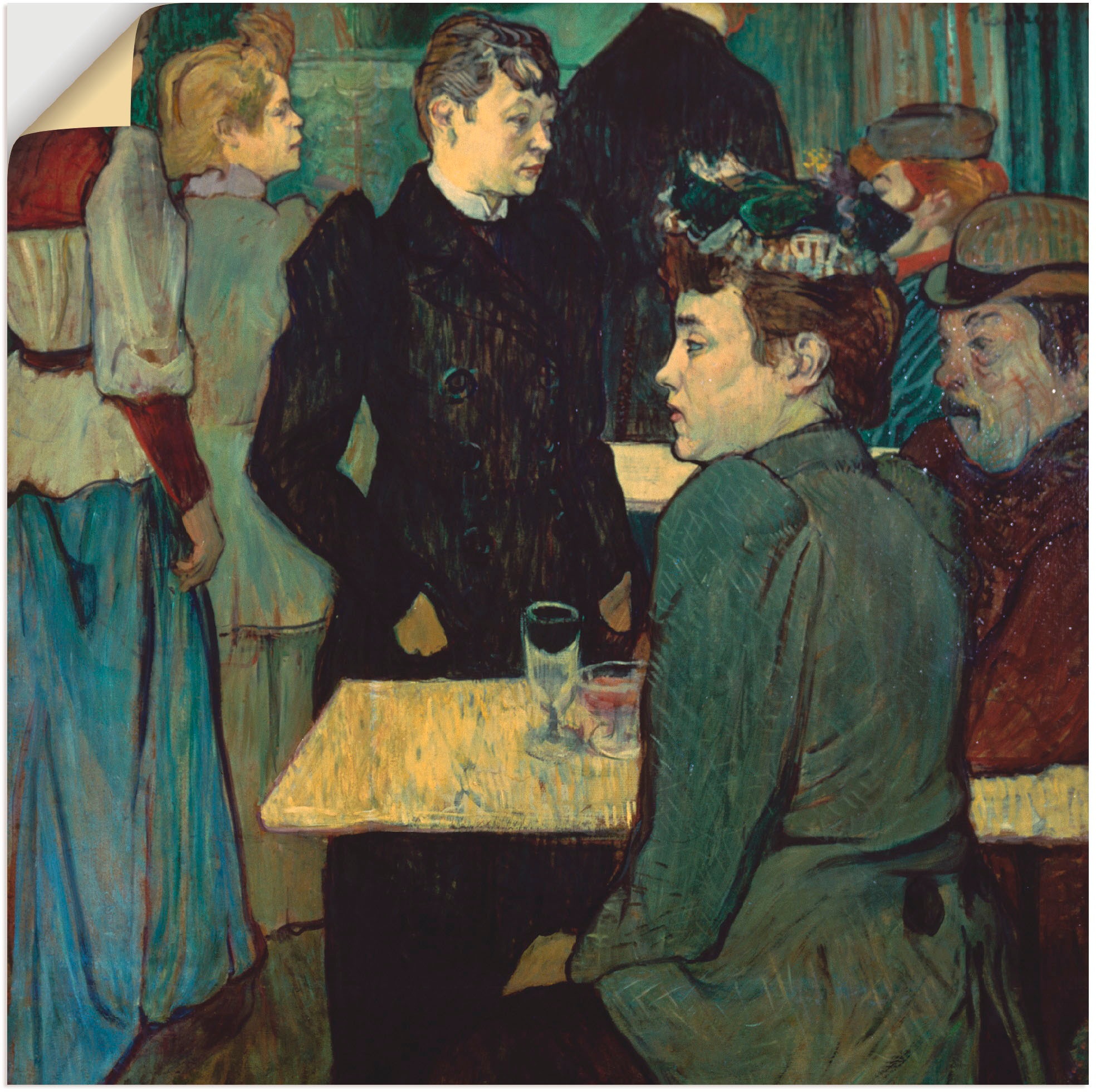 Artland Wandbild »Eine Ecke im Moulin de la Galette«, Gruppen