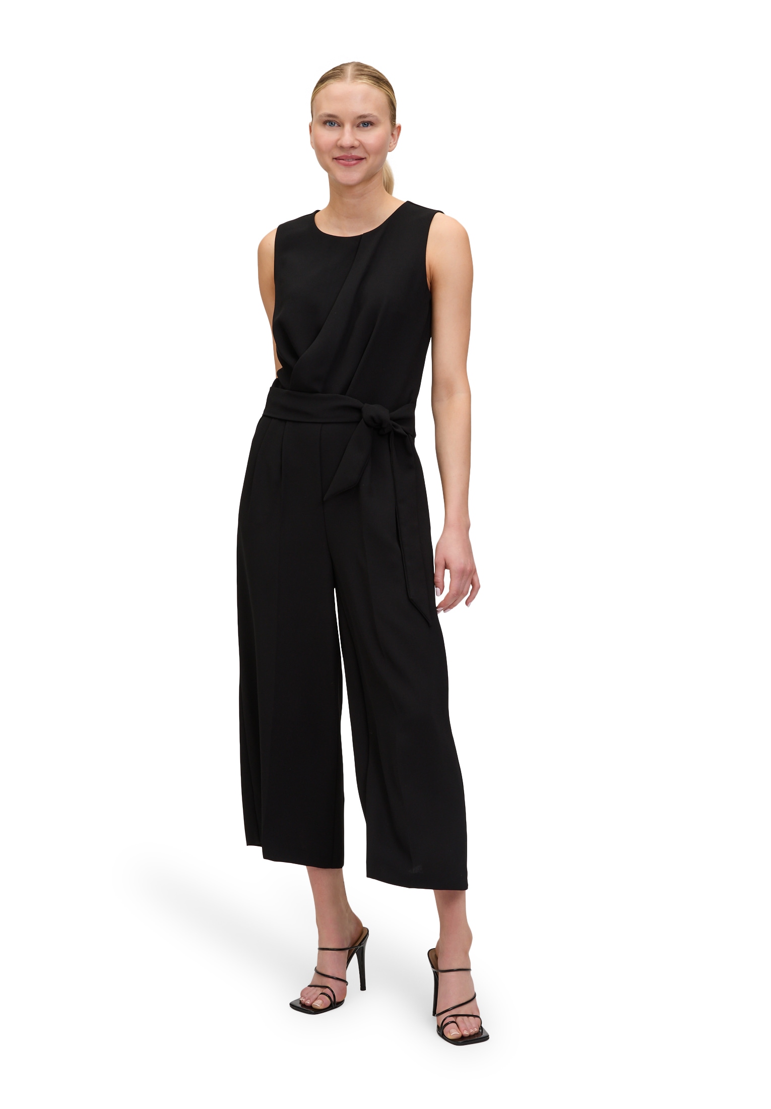 Betty&Co Overall "Betty & Co Damen Jumpsuit ohne Arm", (1 tlg.), Falten günstig online kaufen
