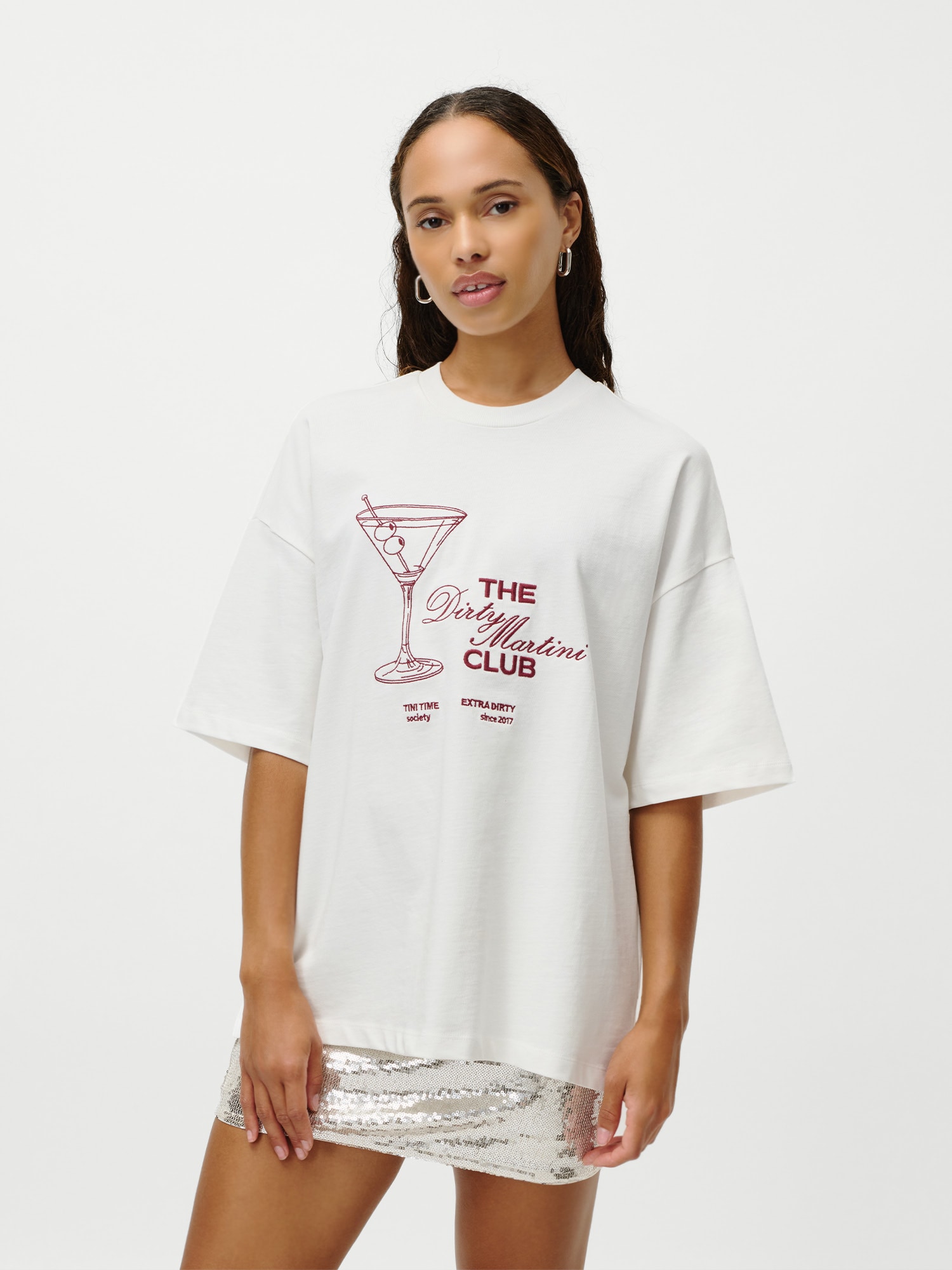 LeGer T-Shirt "Simona T-Shirt" Mit großem Print, lockere Form günstig online kaufen