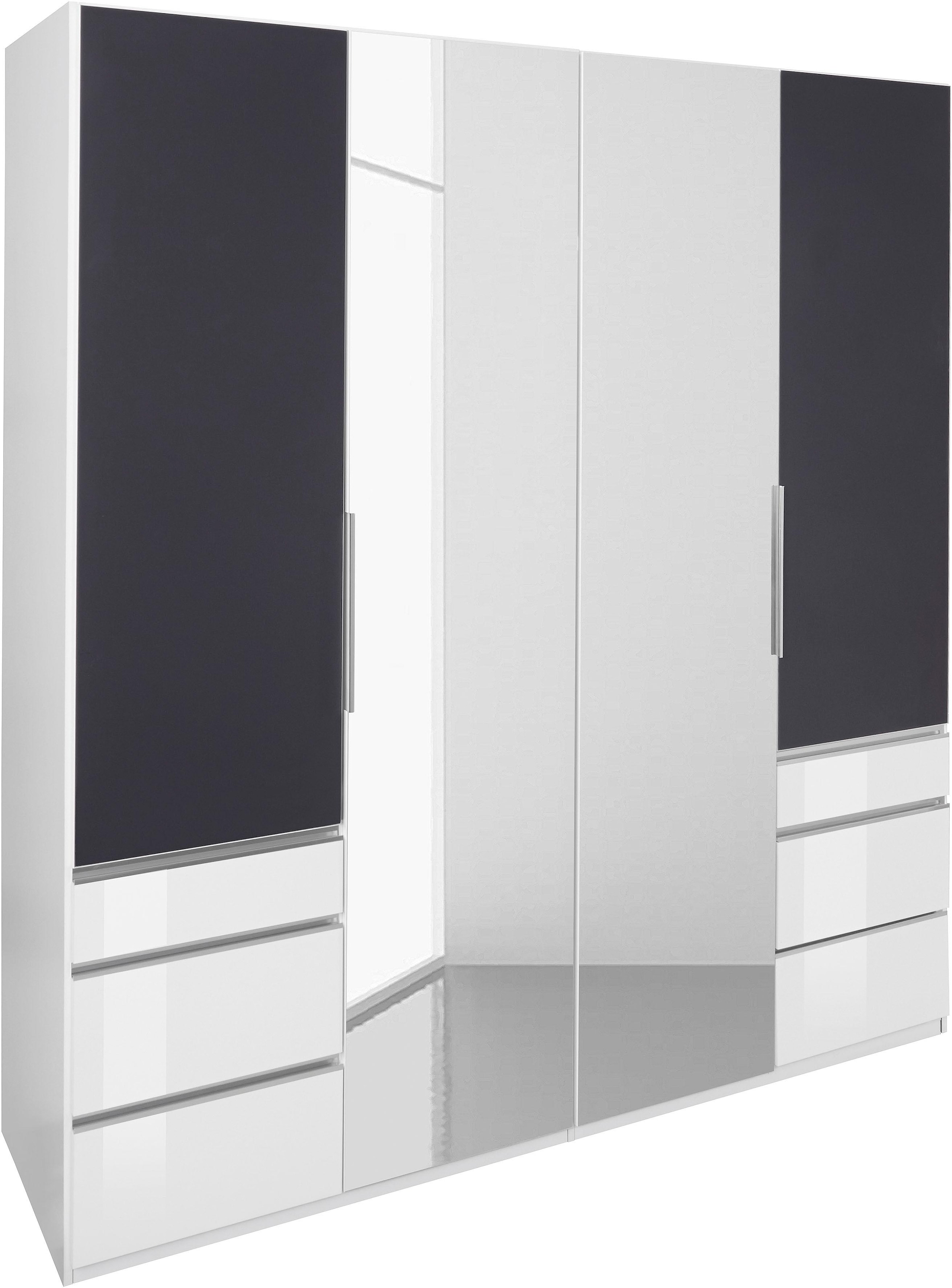 Wimex Kleiderschrank "Level by fresh to go" mit Glas-und Spiegeltüren
