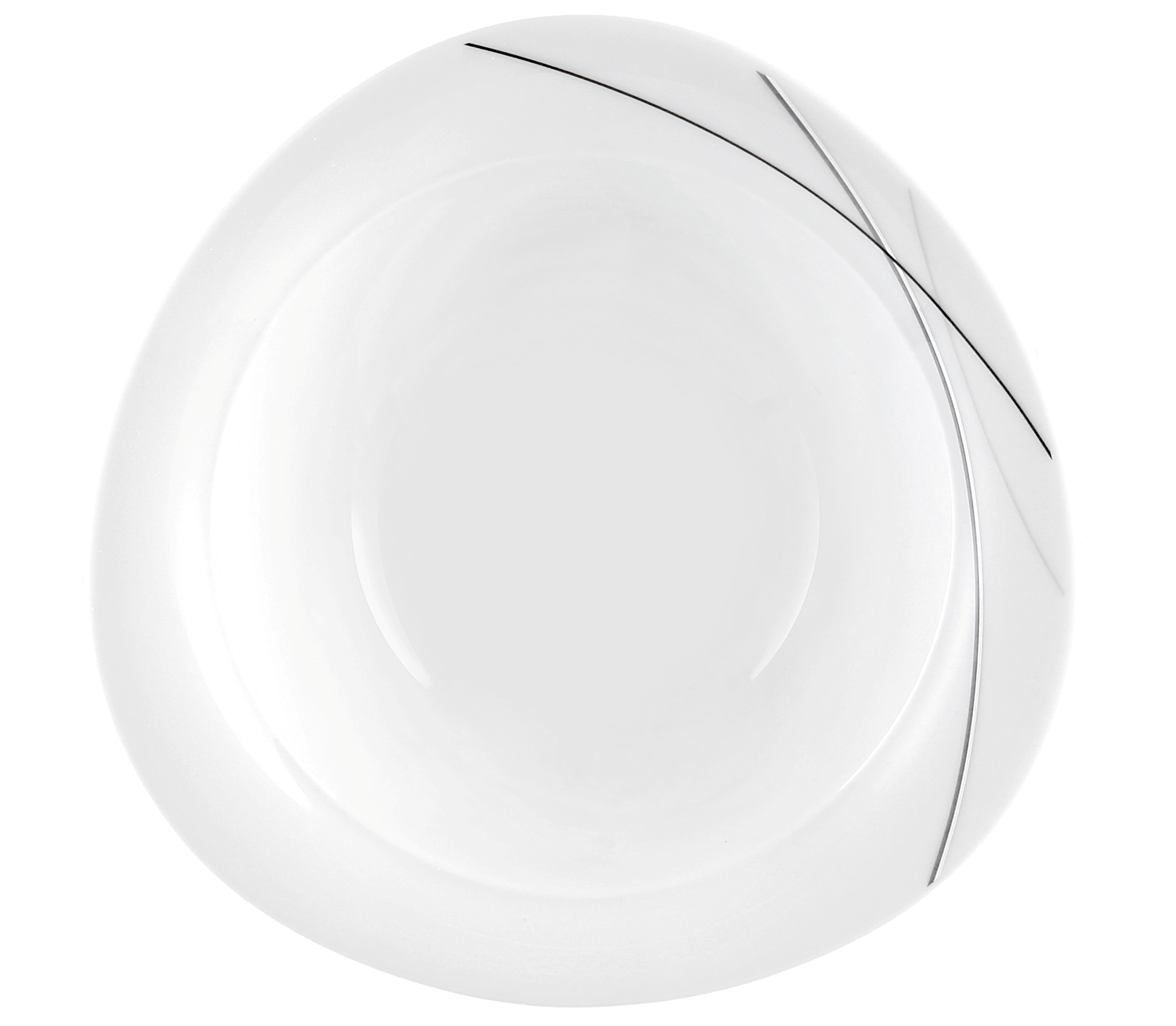 Seltmann Weiden Frühstücks-Geschirrset »Service, Trio Highline (Teller, Schale, Kaffeebecher)«, (Set, 18 tlg.), Teller, Becher, Schalen, Made in Germany, 18 Teile, für 6 Personen