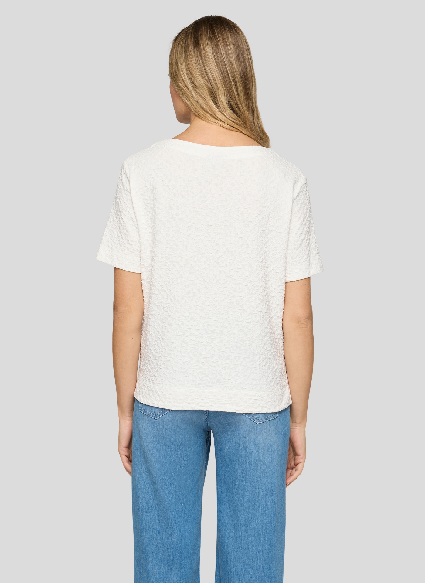 Rabe T-Shirt im Crinkle-Look