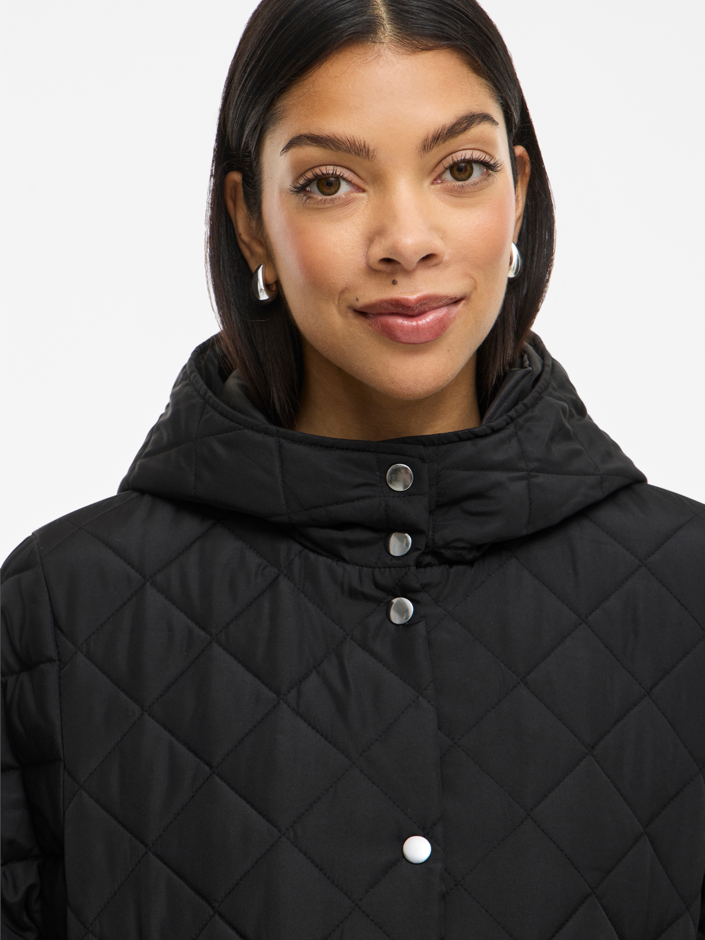 Vila Steppjacke "VITATE L/S HOODED JACKET - NOOS", mit Kapuze günstig online kaufen