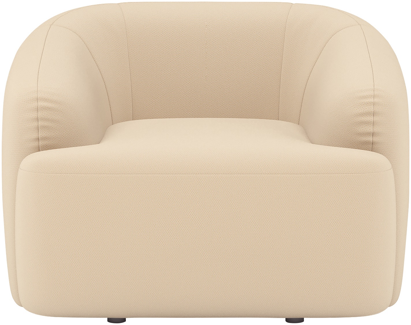 Home affaire Sessel "Nergal, B/T/H, 120/110/81 cm" Großer Sessel mit Wellen günstig online kaufen