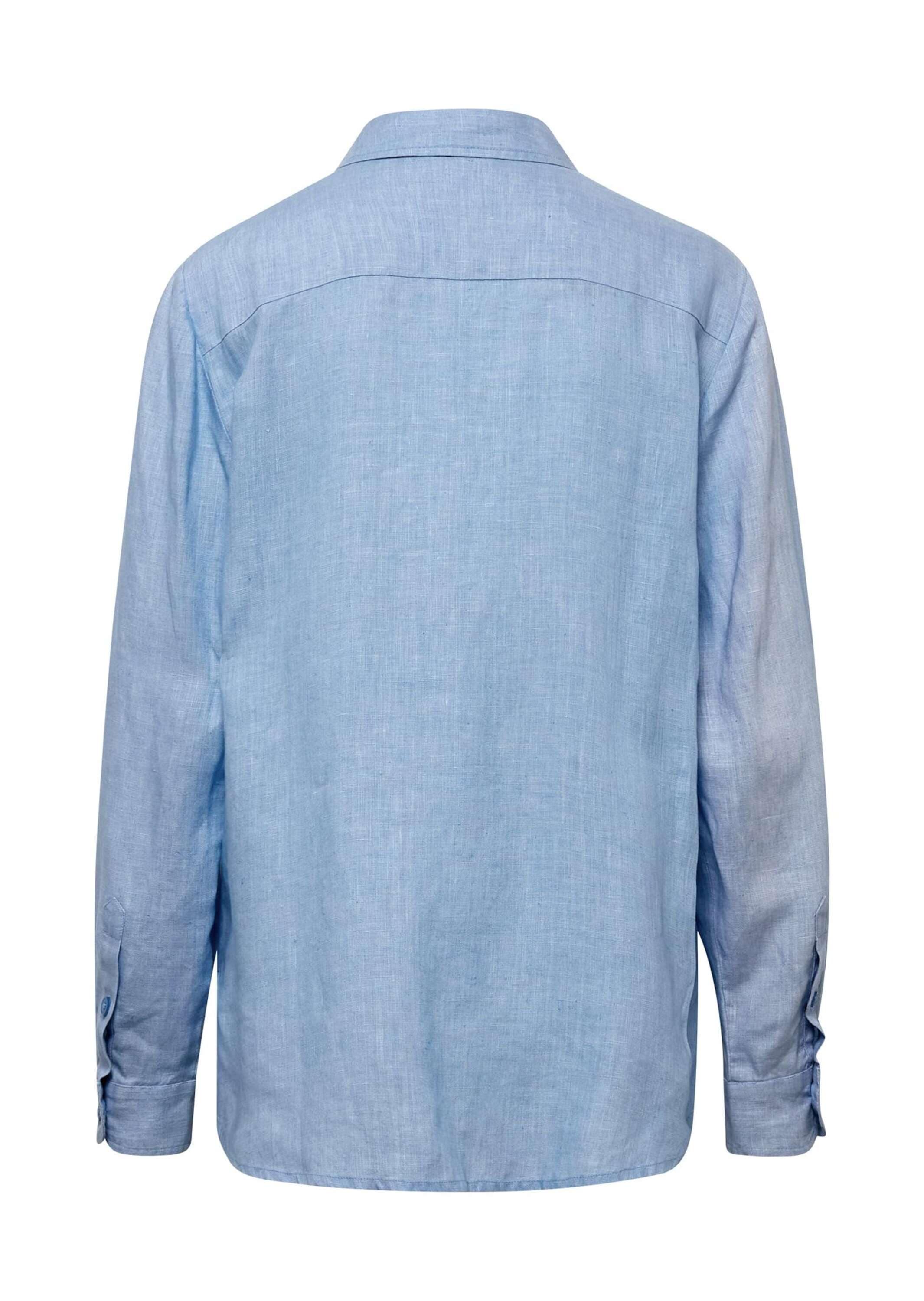 GOLDNER Langarmbluse »Leinenbluse Leinenbluse«
