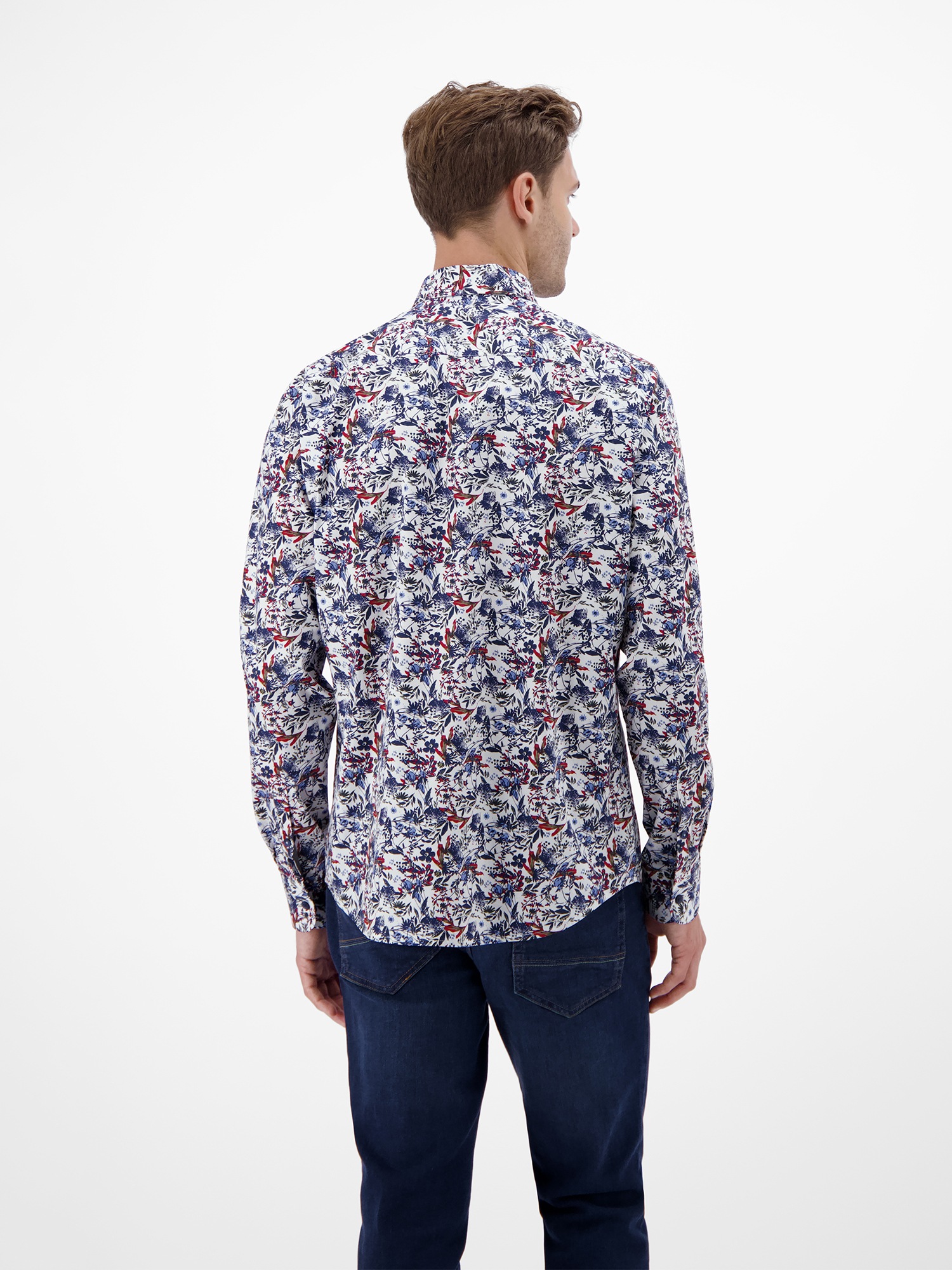 LERROS Langarmhemd "Modisches Poplinhemd für Herren" günstig online kaufen