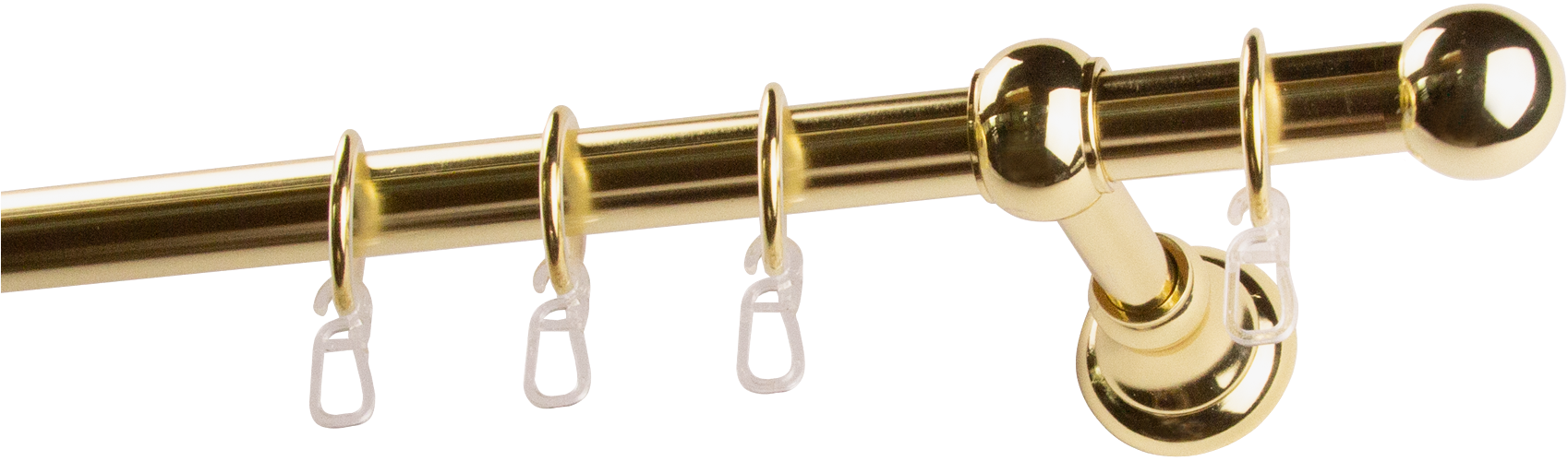 GARESA Gardinenstange "ANDREA" Ø 20 mm 1 läufig-läufig Wunschmaßlänge Vorha günstig online kaufen