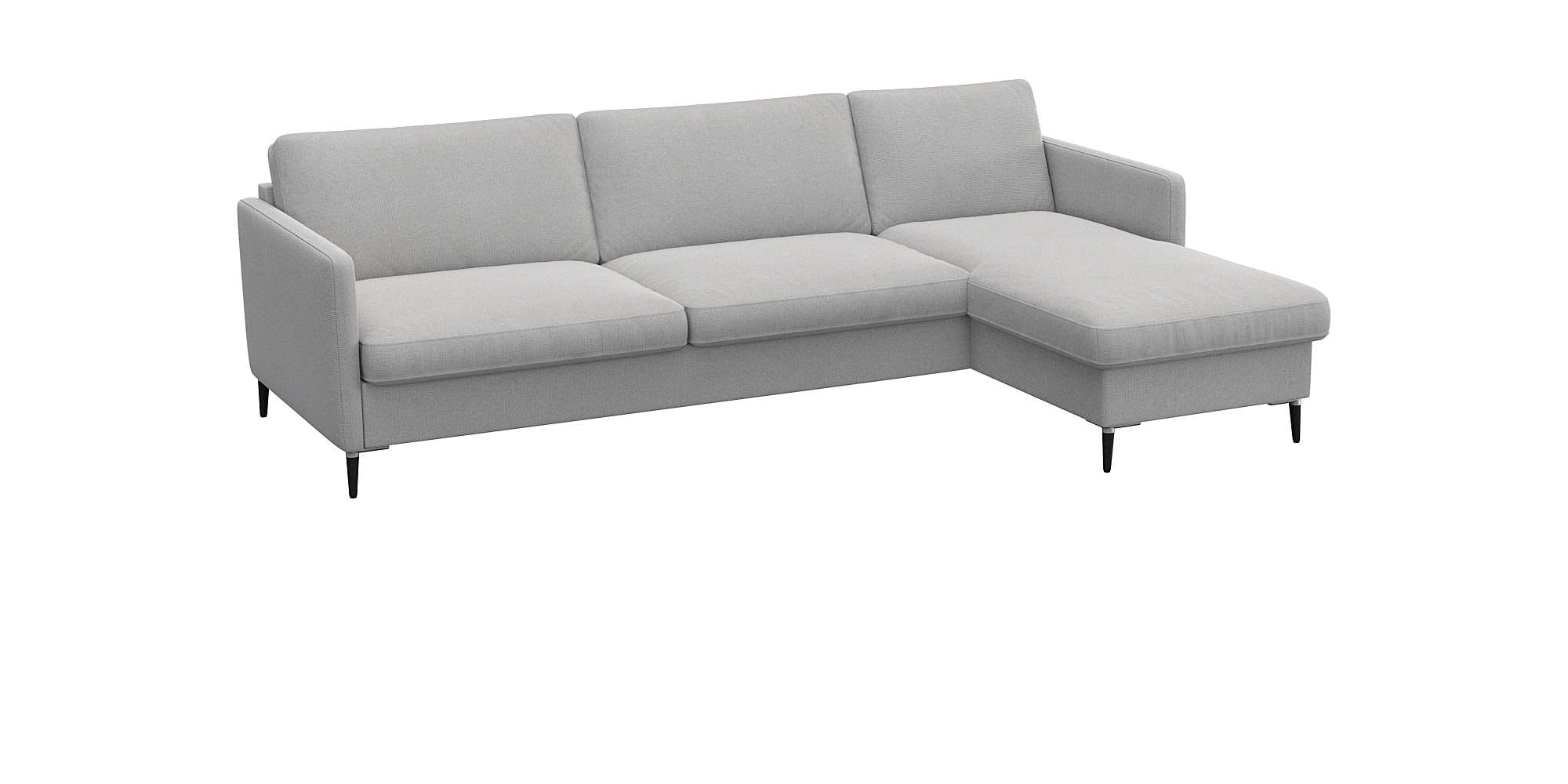 FLEXLUX Ecksofa "Fiore, super Sitzkomfort durch Kaltschaum im Sitz, L-Form" günstig online kaufen