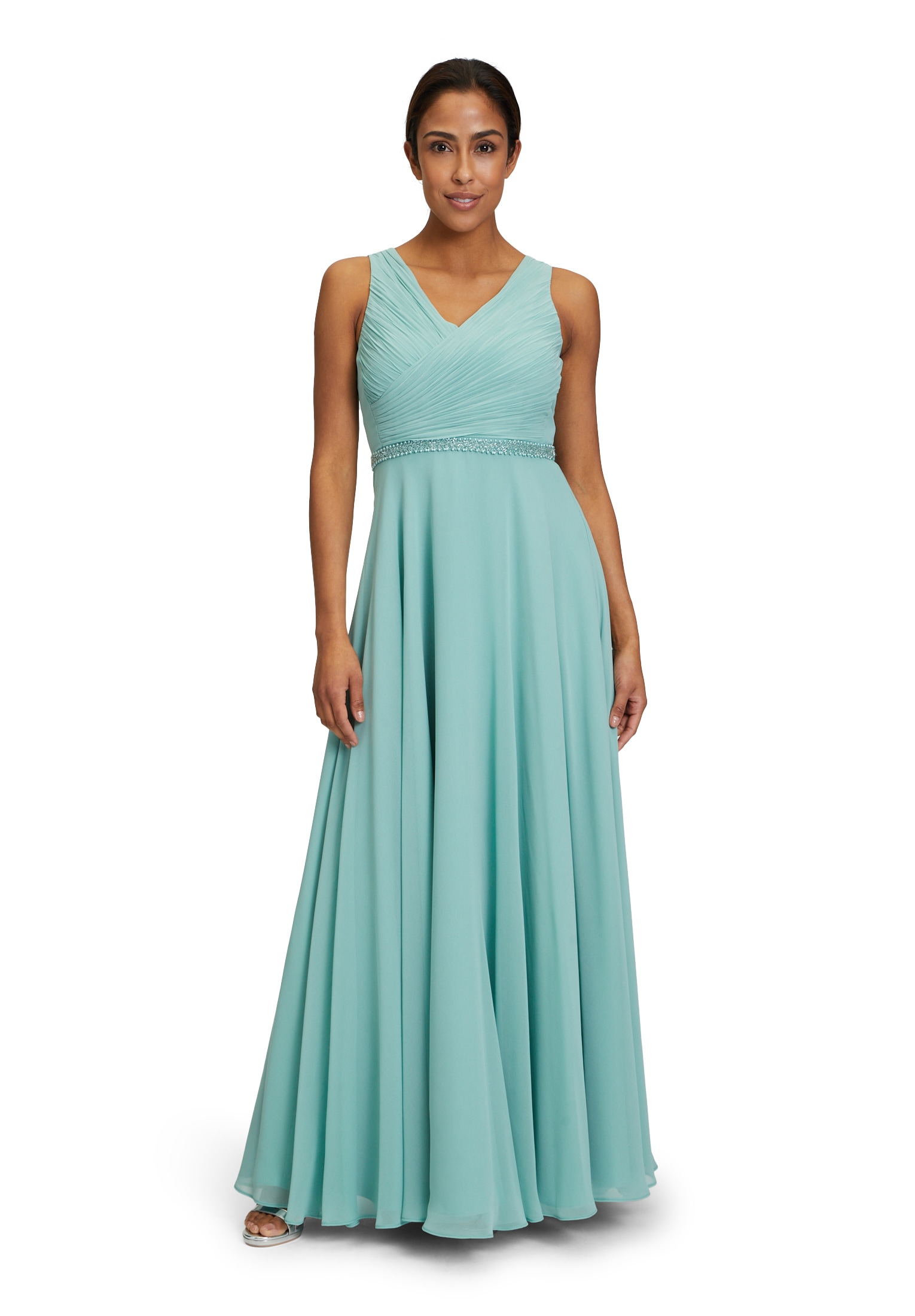 Vera Mont Abendkleid "Vera Mont Abendkleid mit Plissee", Dekoelemente