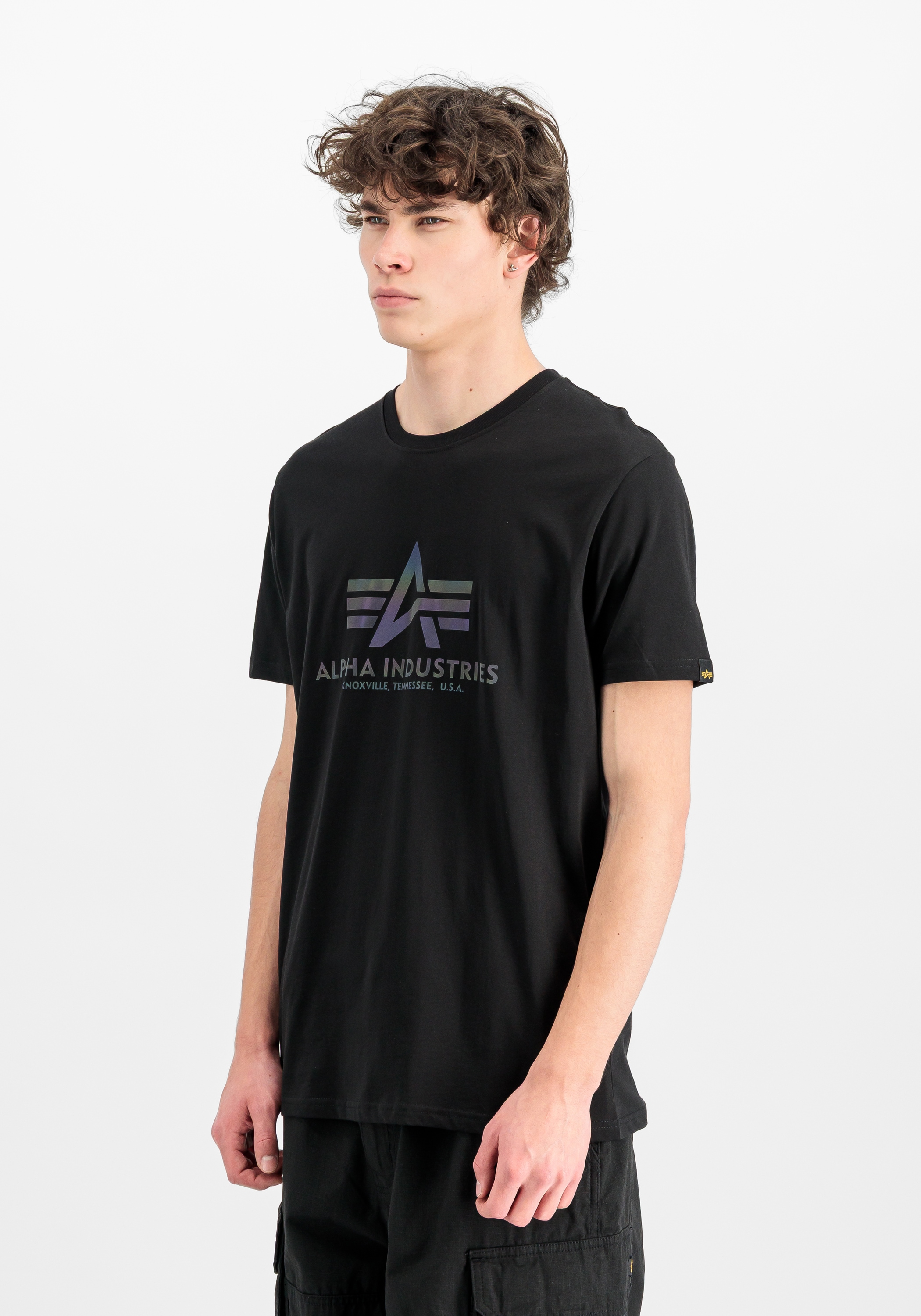 Alpha Industries "Basic T-Shirt BL Rainbow Ref."